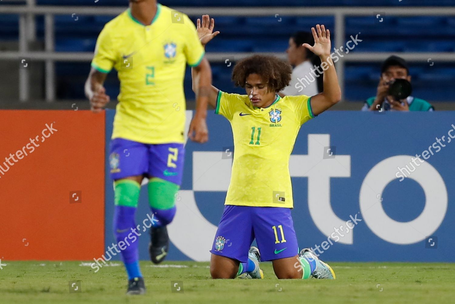Guilherme Biro Brazil Celebrates After Scoring Editorial Stock Photo