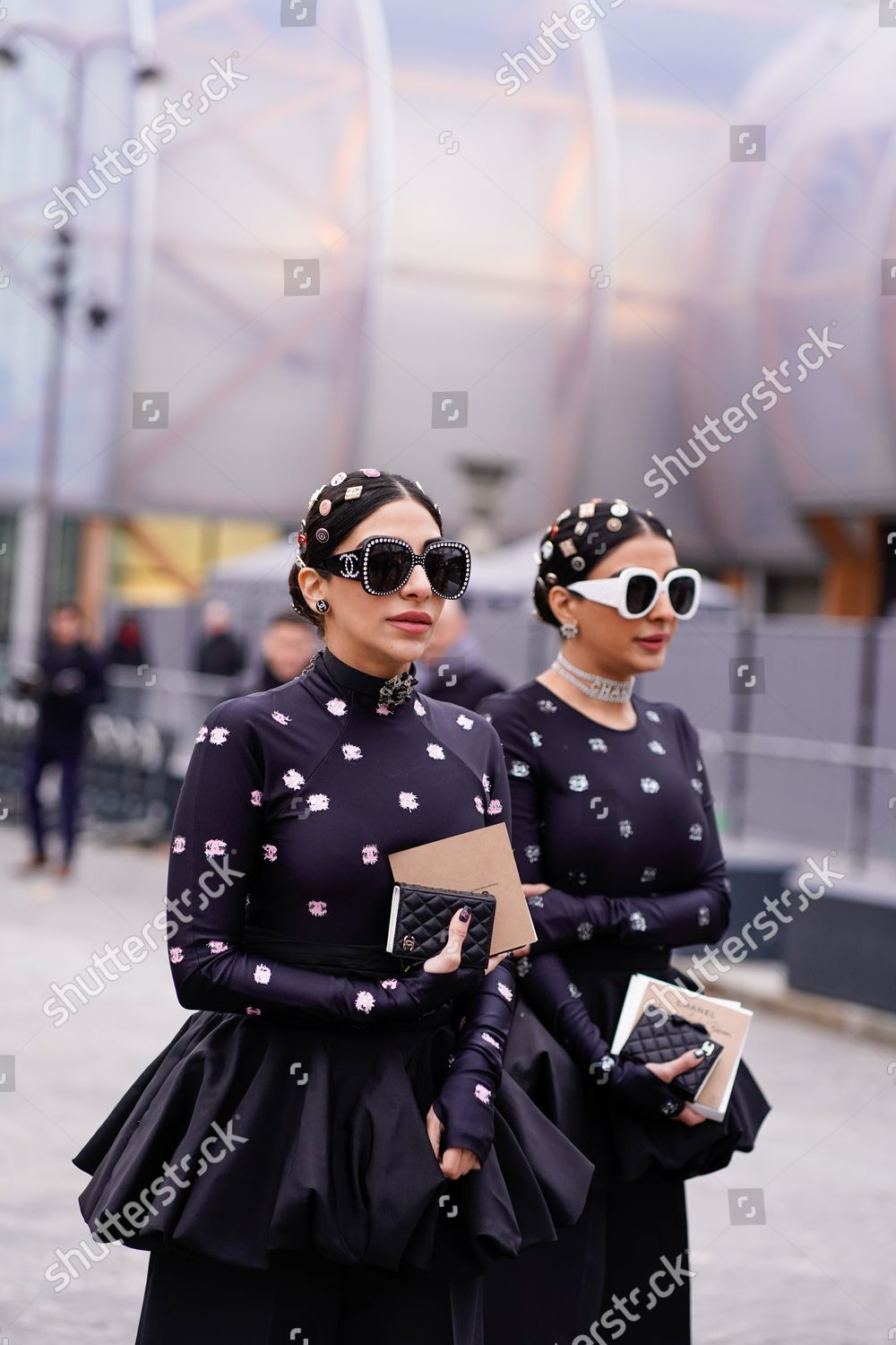 Twins Wearing Chanel Sunglasses Chanel Logo Editorial Stock Photo - Stock  Image