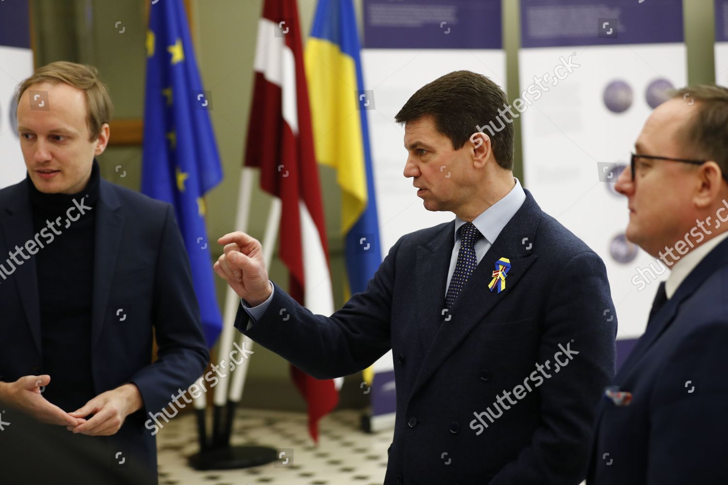 Ambassador Ukraine Latvia Olexandr Mischenko C Editorial Stock Photo ...