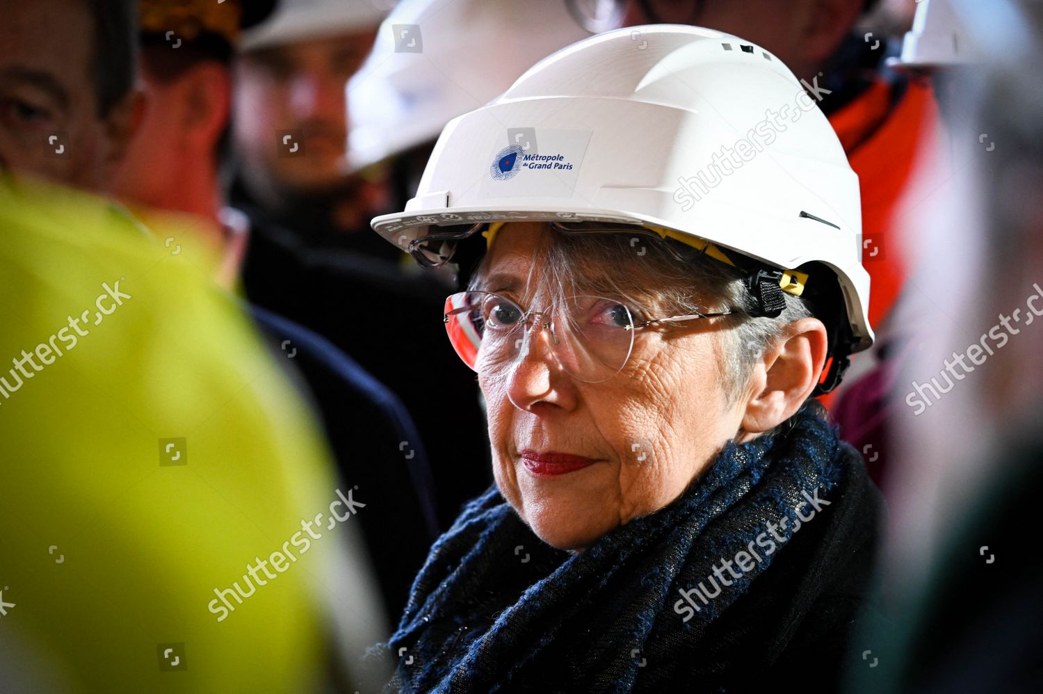 Elisabeth Borne Prime Minister Visit Olympic Editorial Stock Photo