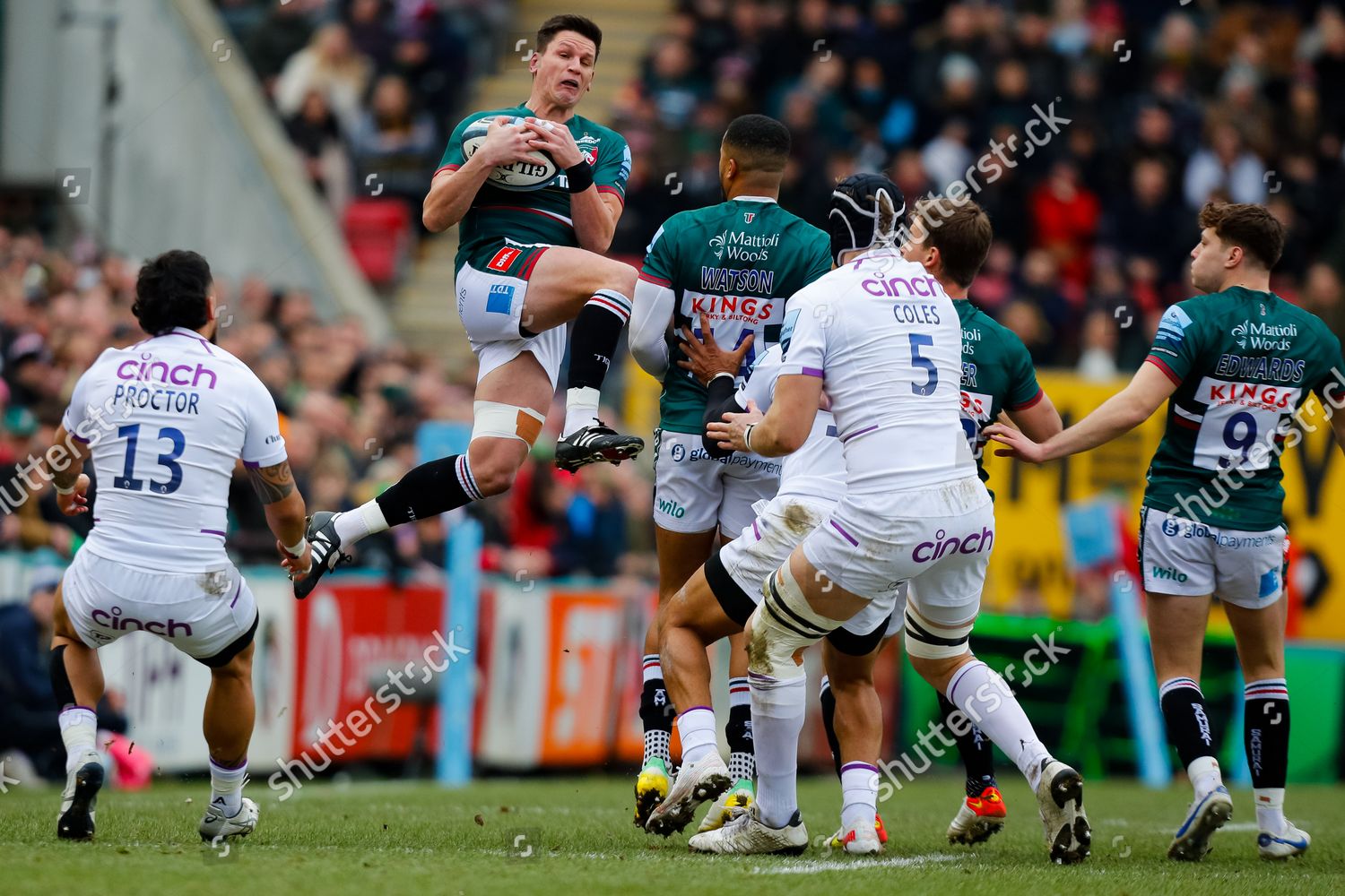 28th January 2023; Mattioli Woods Welford Road Stadium, Leicester,  Leicestershire, England; English Premiership Rugby, Leicester Tigers