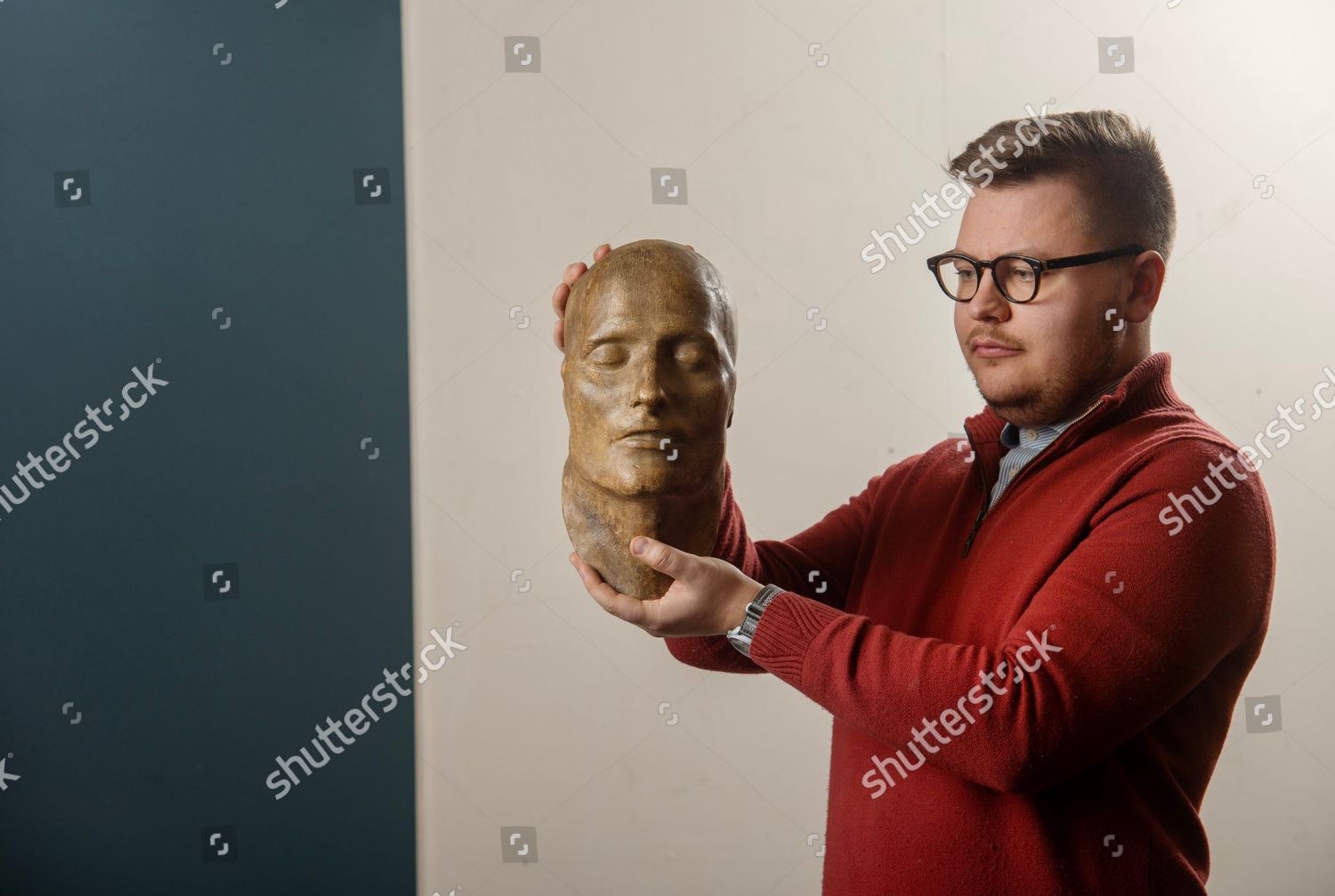 Great Emperor Napoleons Death Mask Rare Editorial Stock Photo Stock