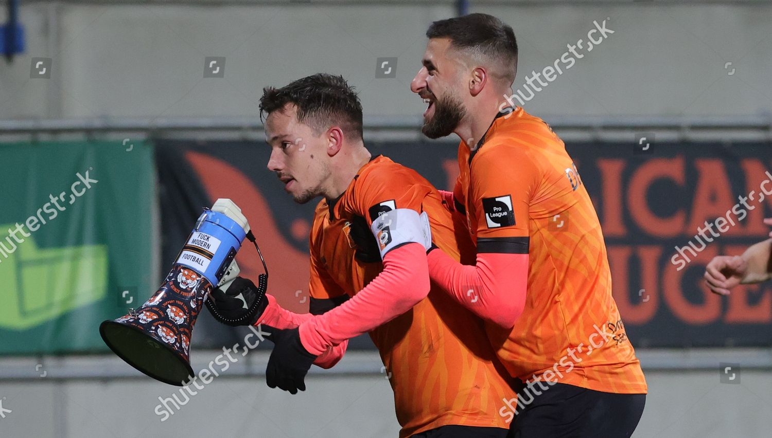 Deinzes Gaetan Hendrickx Celebrates After Winning Editorial Stock Photo