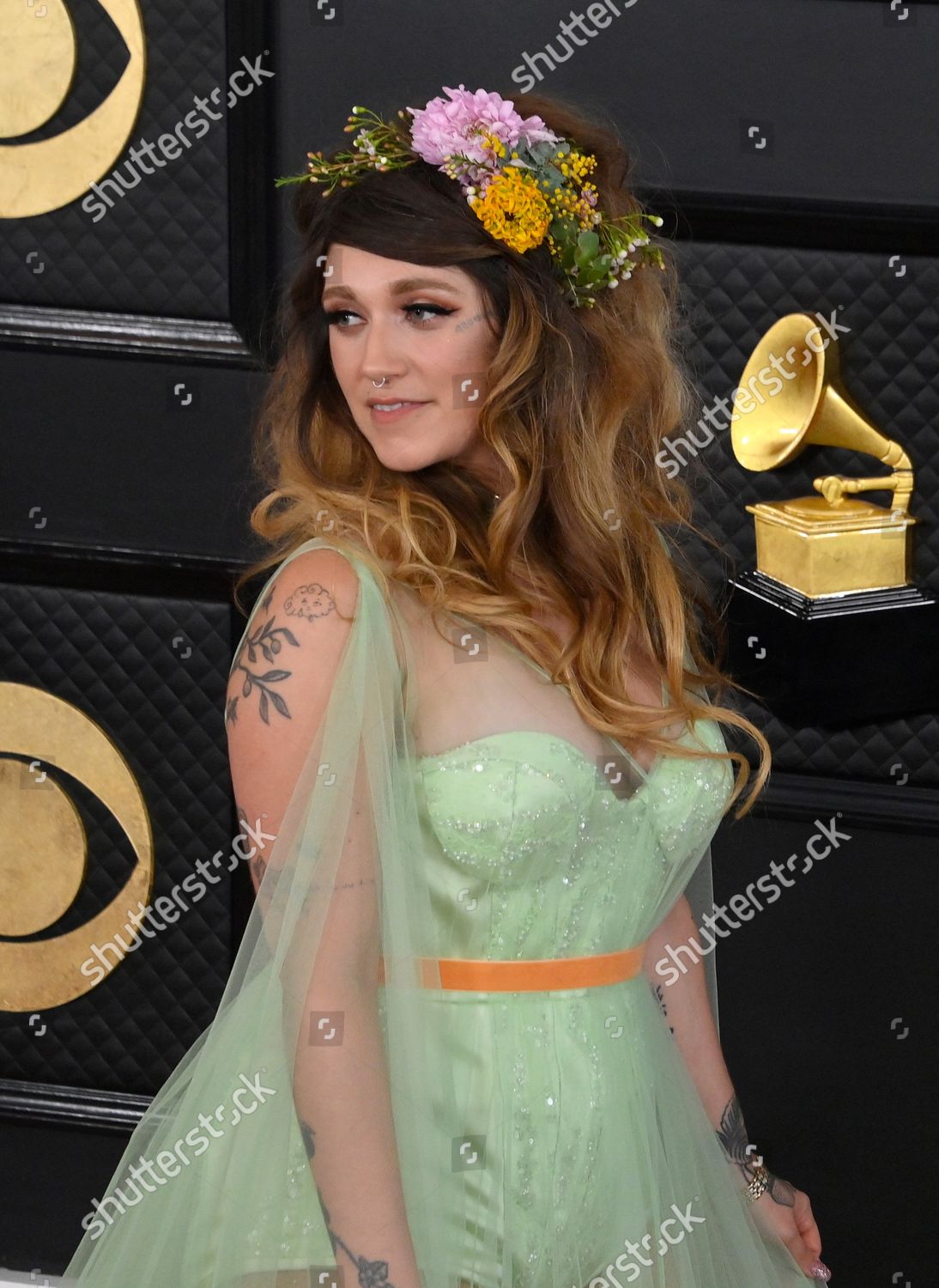 Sierra Ferrell Attends 65th Annual Grammy Editorial Stock Photo Stock