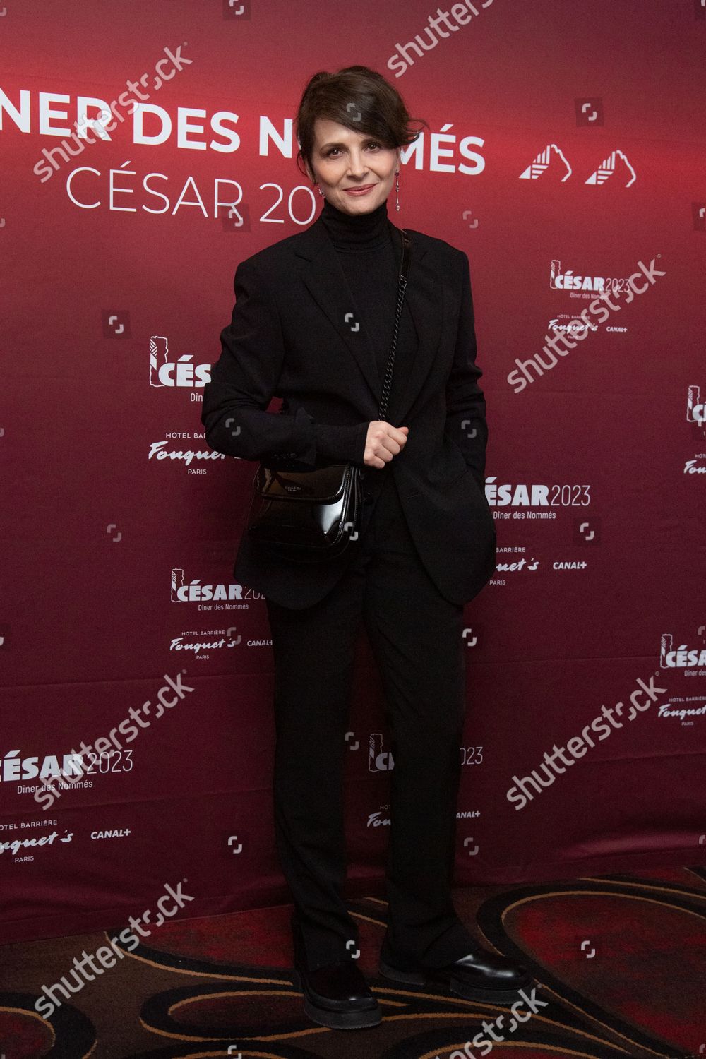 Juliette Binoche Attending Cesar Nominee Dinner Editorial Stock Photo