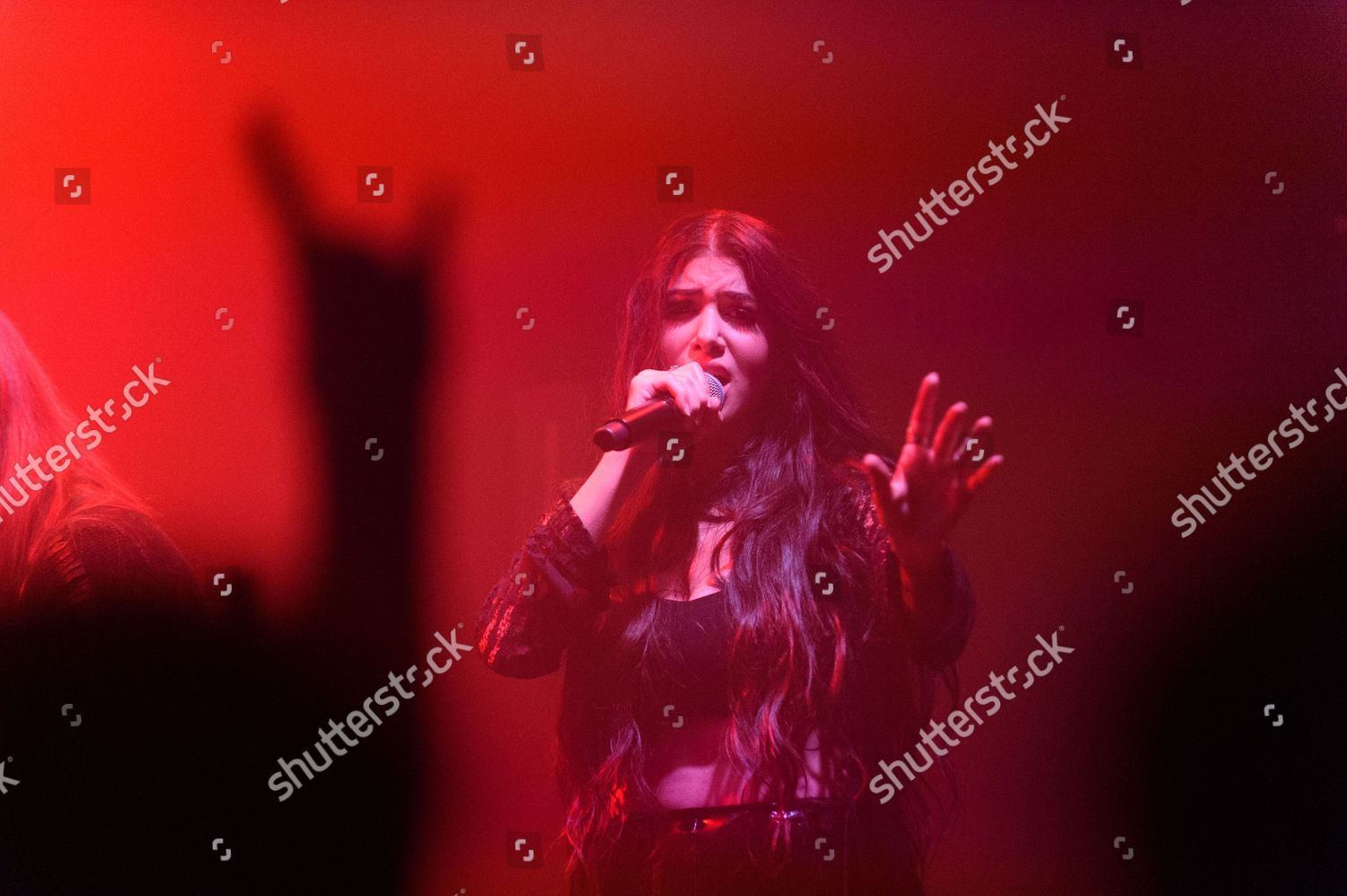 Ambre Vourvahis Vocals Xandria During Wonders Editorial Stock Photo ...