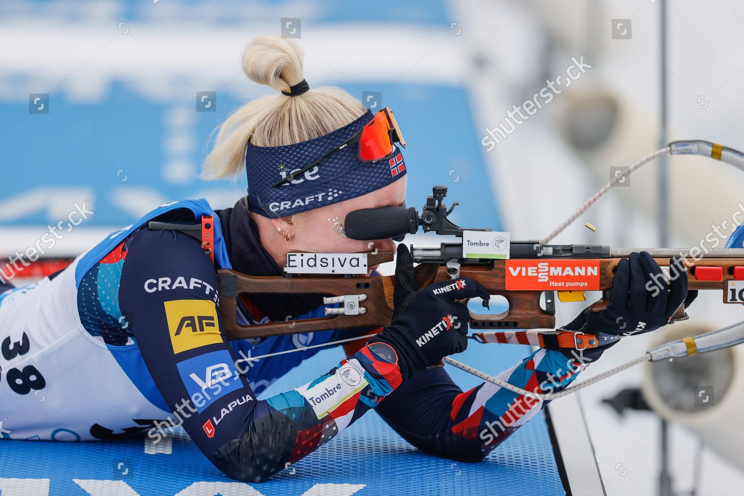 Ragnhild Femsteinevik Norway Action Shooting Range Editorial Stock