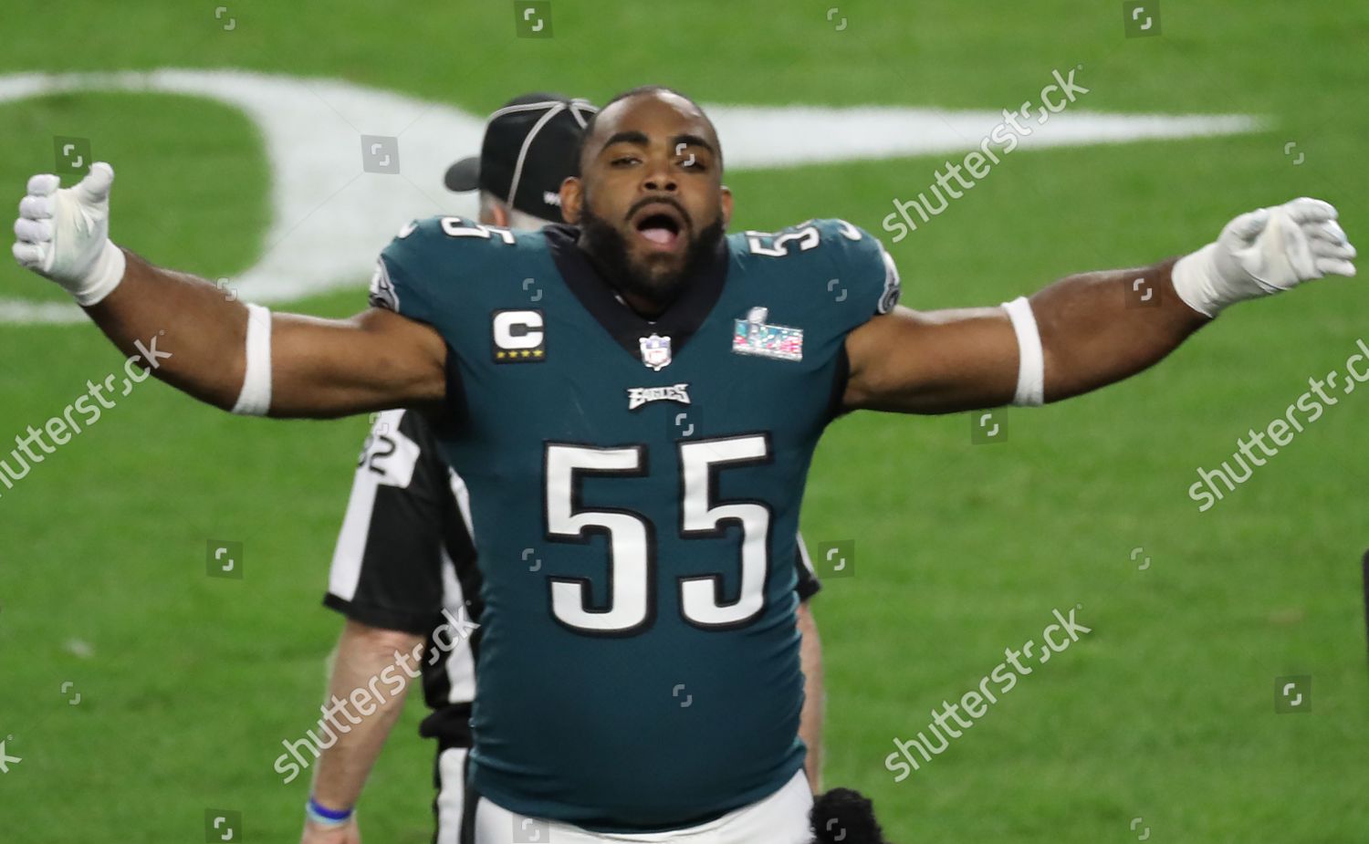 Philadelphia Eagles defensive end Brandon Graham (55) in the