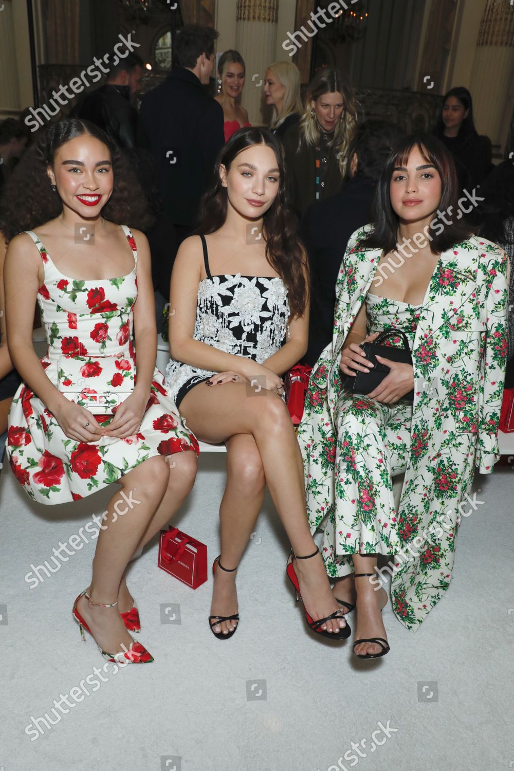 Bailey Bass Maddie Ziegler Melissa Barrera Editorial Stock Photo