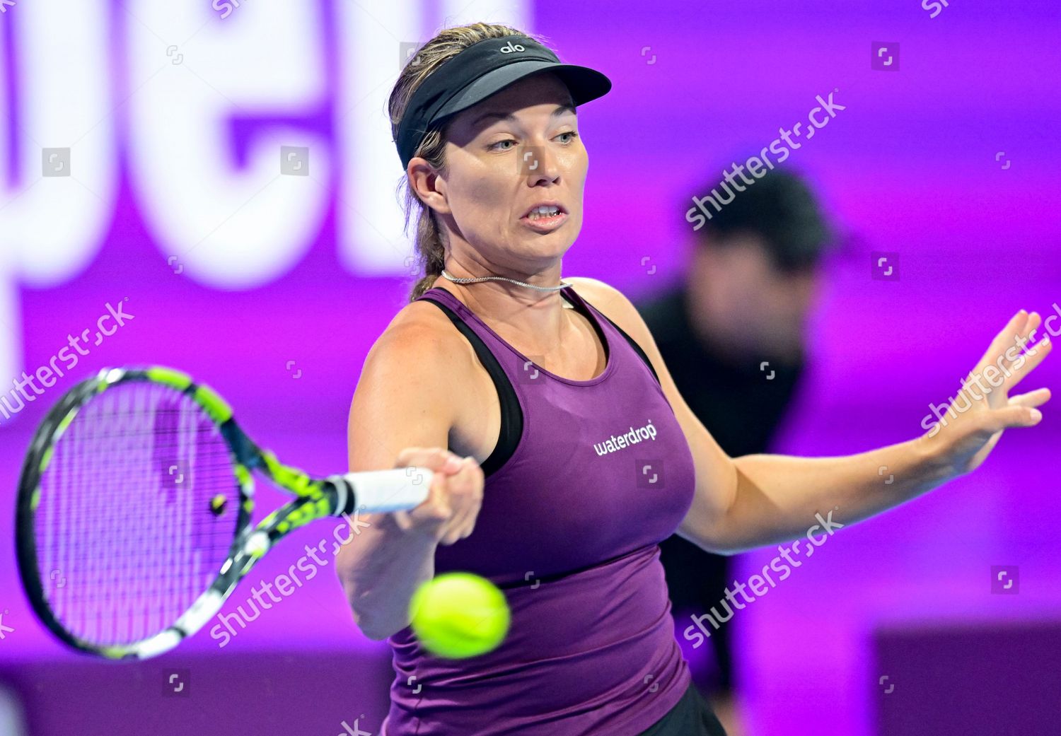 Danielle Collins United States Action During Editorial Stock Photo