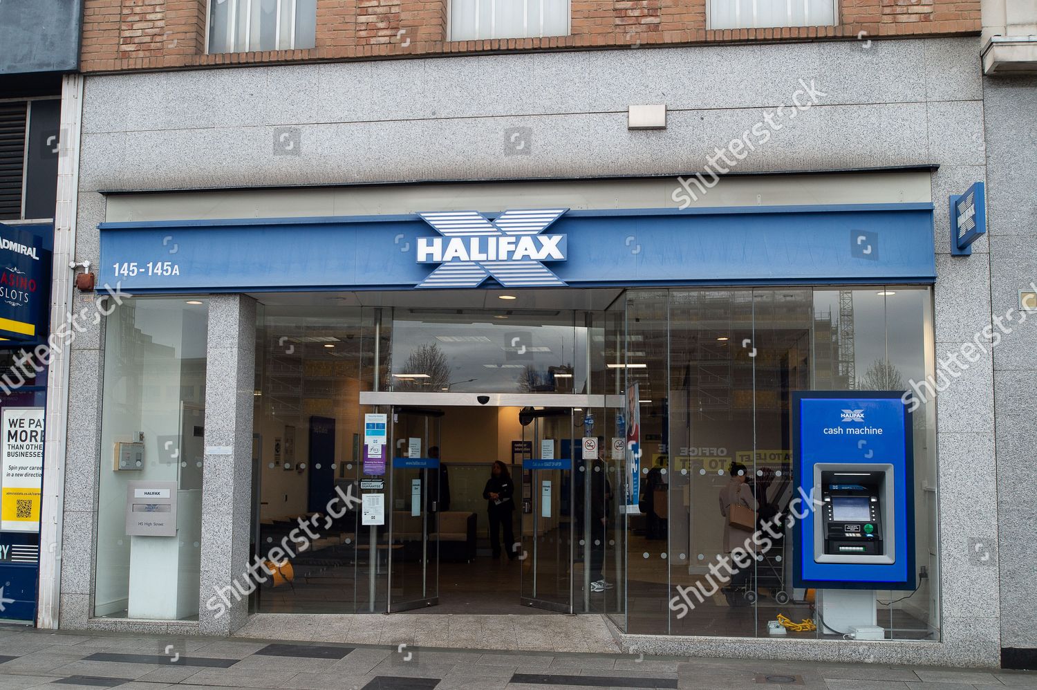 Halifax Branch Slough High Street Following Editorial Stock Photo