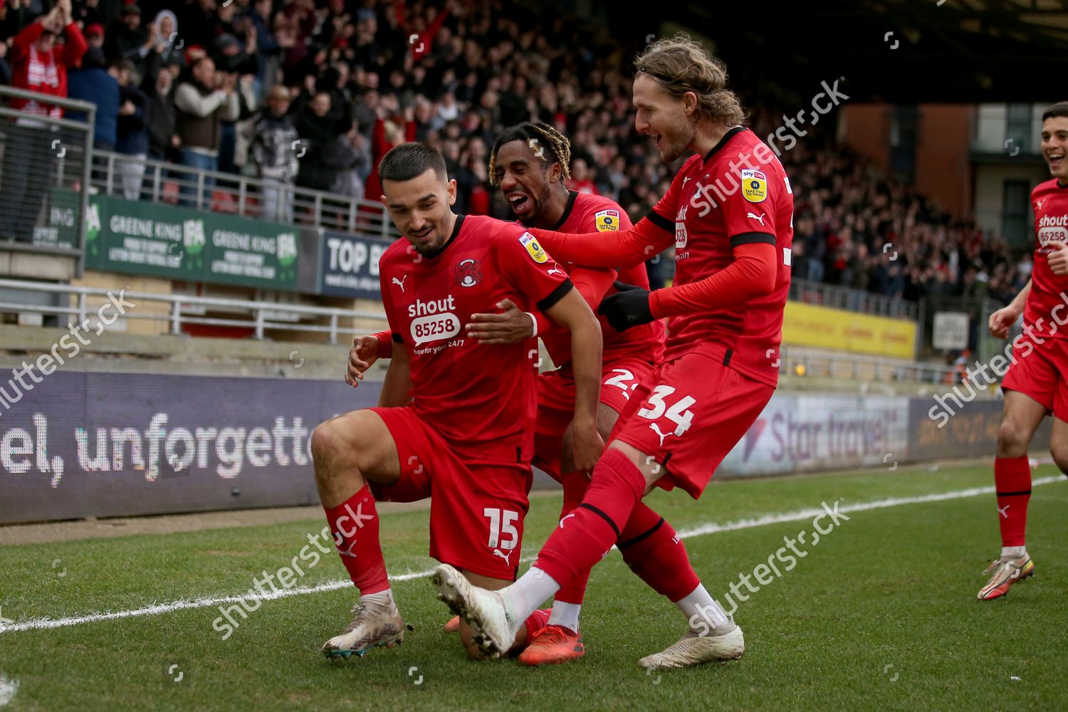 Idris El Mizouni Leyton Orient Scores Editorial Stock Photo Stock