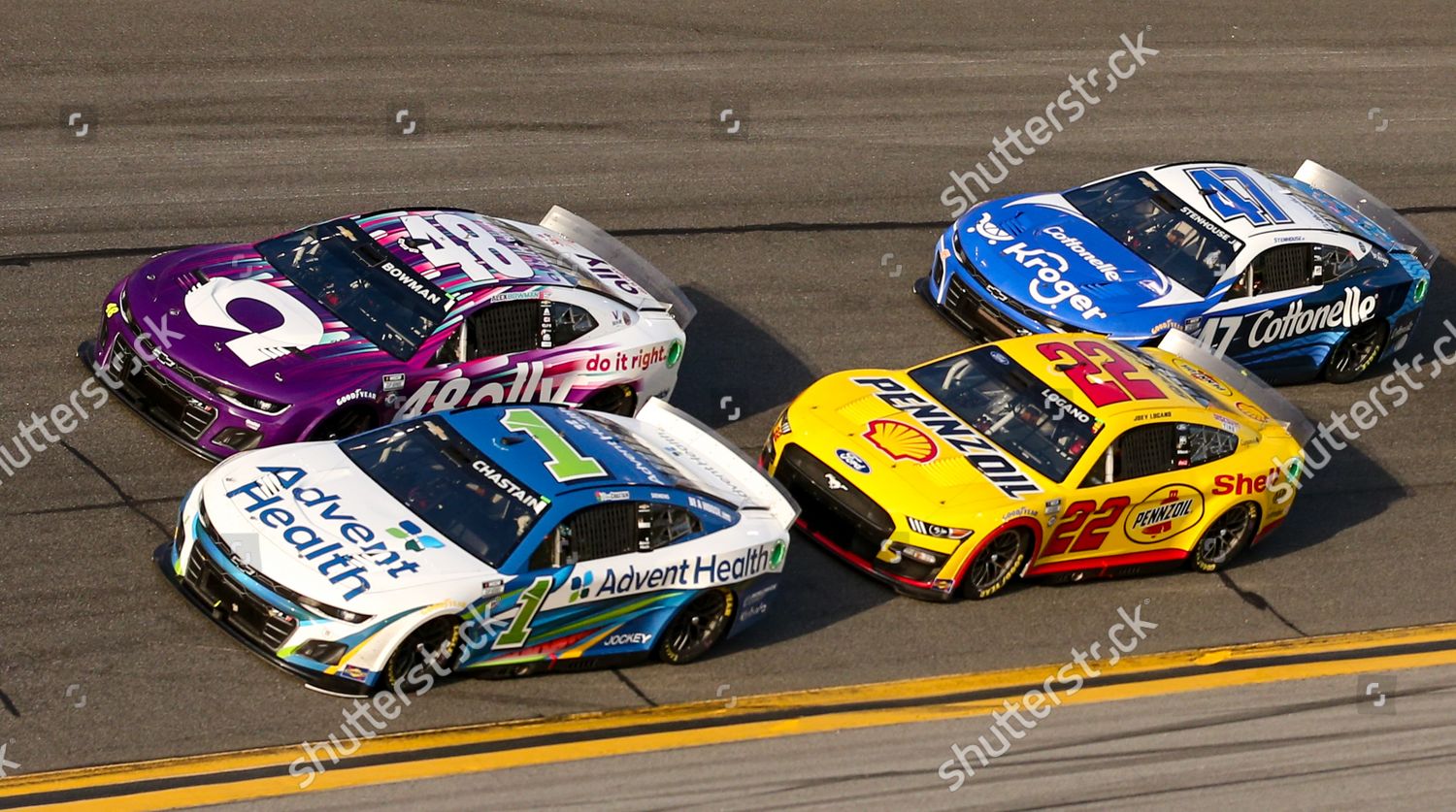 Ross Chastain 1 Alex Bowman 48 Editorial Stock Photo - Stock Image 