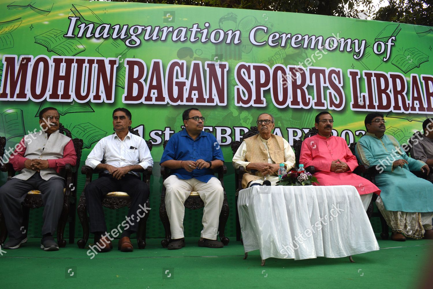 Sports Library Inauguration Ceremony Indias National Editorial Stock ...