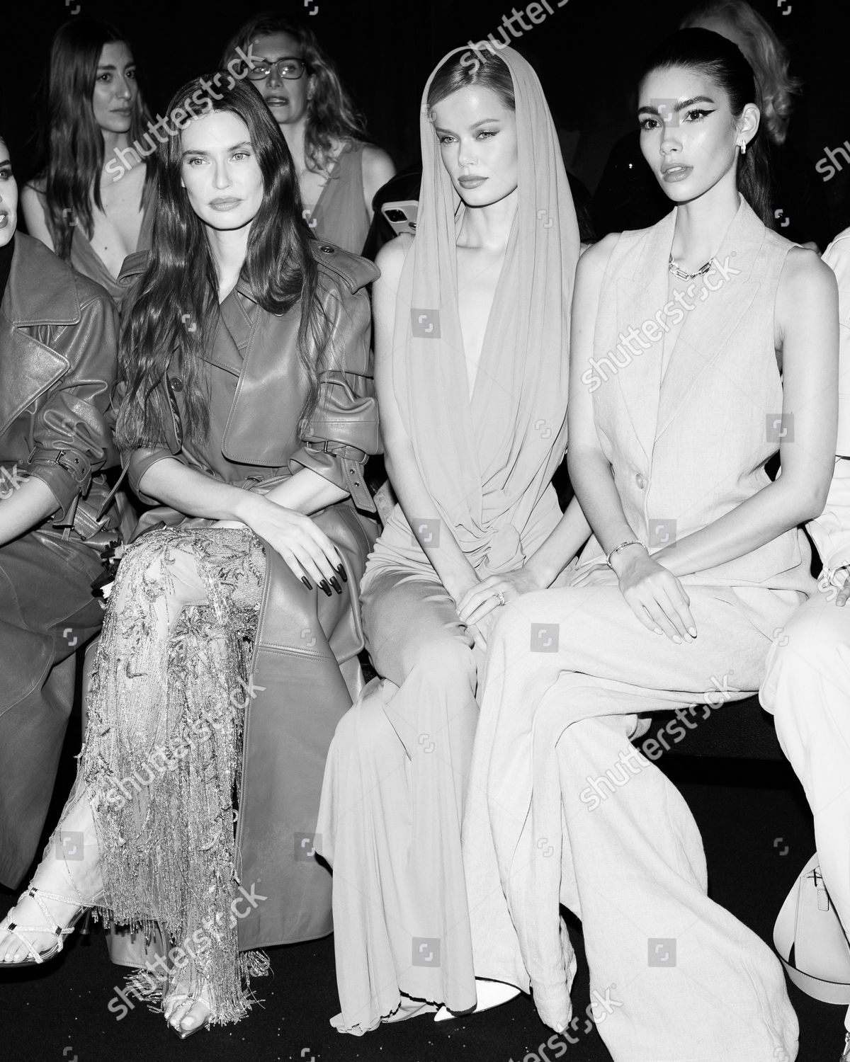 Bianca Balti Frida Aasen Cindy Mello Editorial Stock Photo - Stock