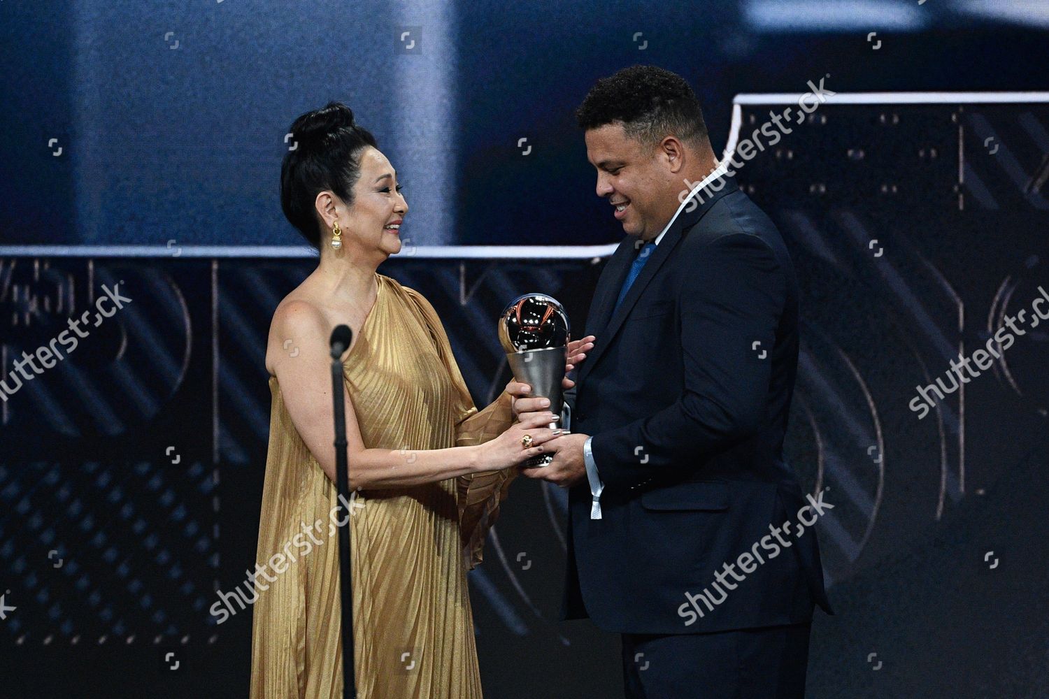 Peles Wife Marcia Aoki Ronaldo Editorial Stock Photo Stock Image