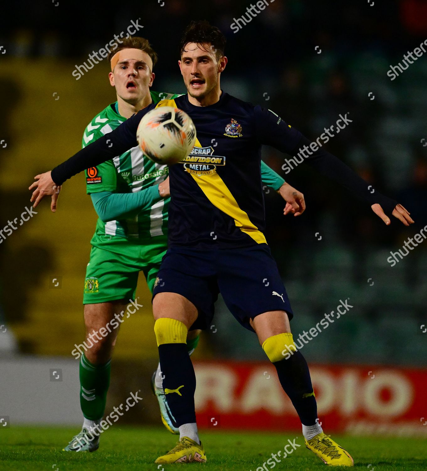 Charlie Cooper Yeovil Town Battles Ball Editorial Stock Photo - Stock ...