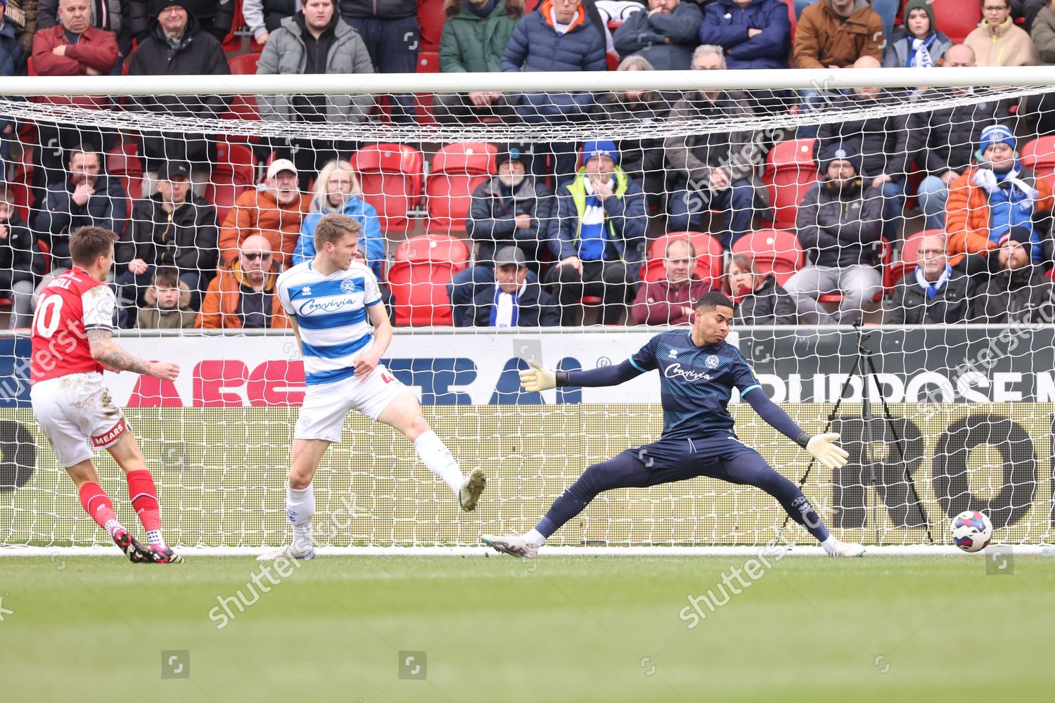 Jordan Hugill Rotherham United Scores Goal Editorial Stock Photo