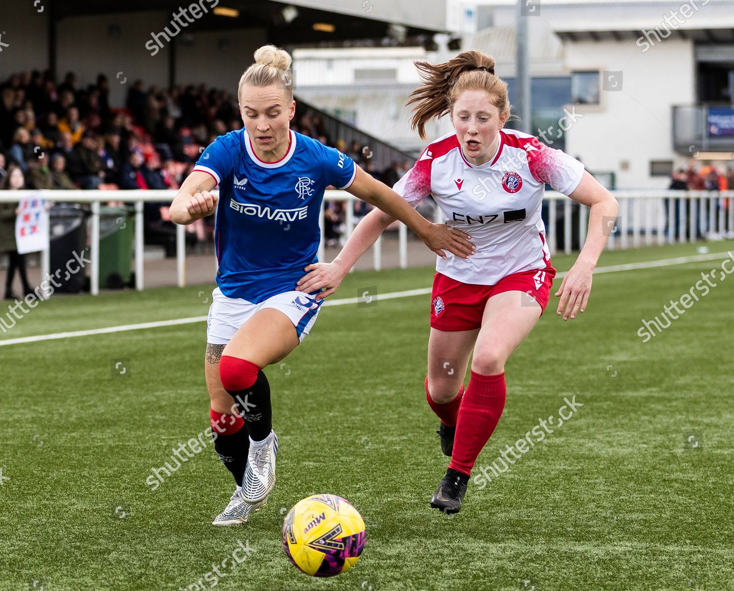 Rangers Womens Defender Rachel Mclauchlan Action Editorial Stock Photo