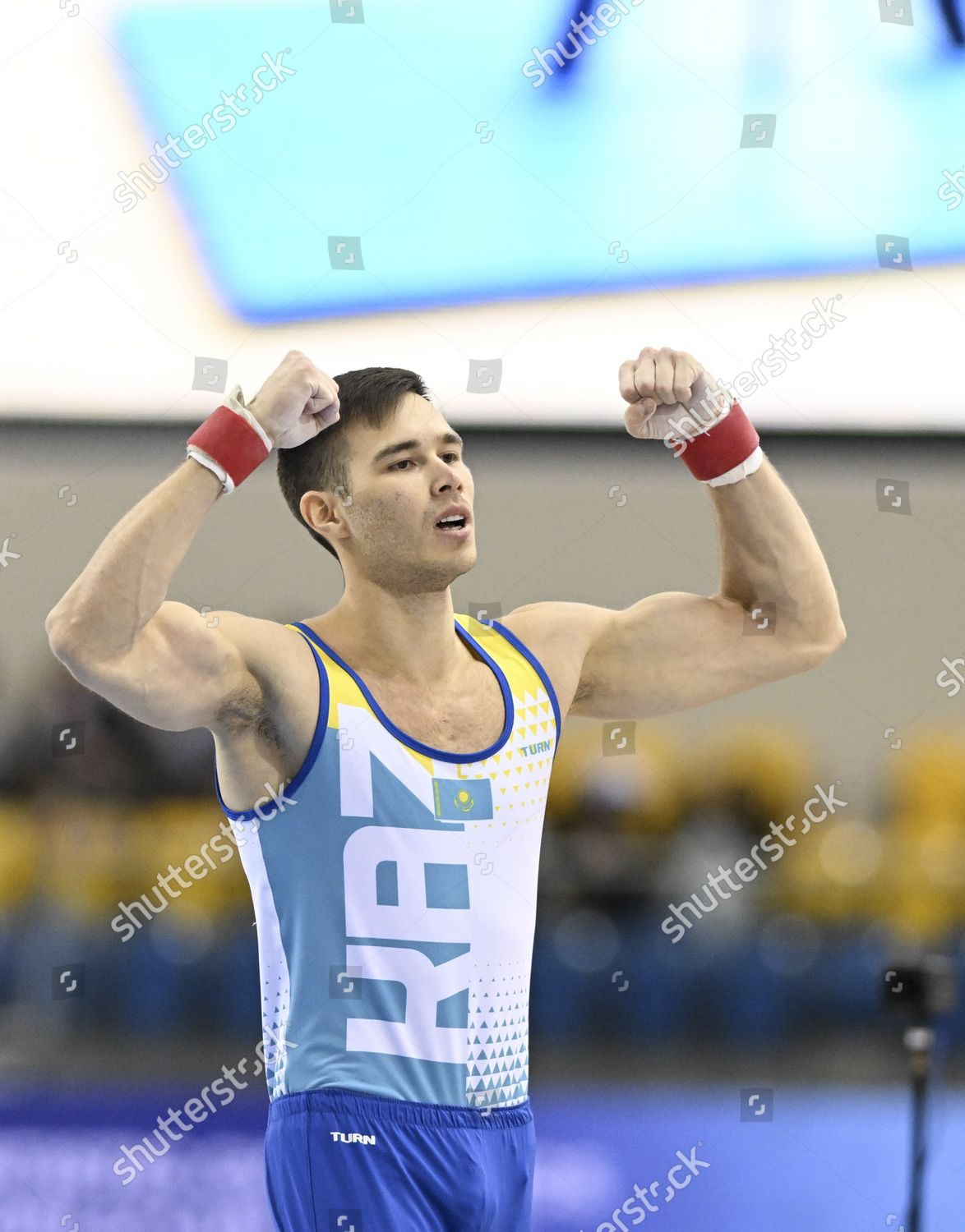 Nariman Kurbanov Kazakhstan Celebrates During Pommel Editorial Stock ...