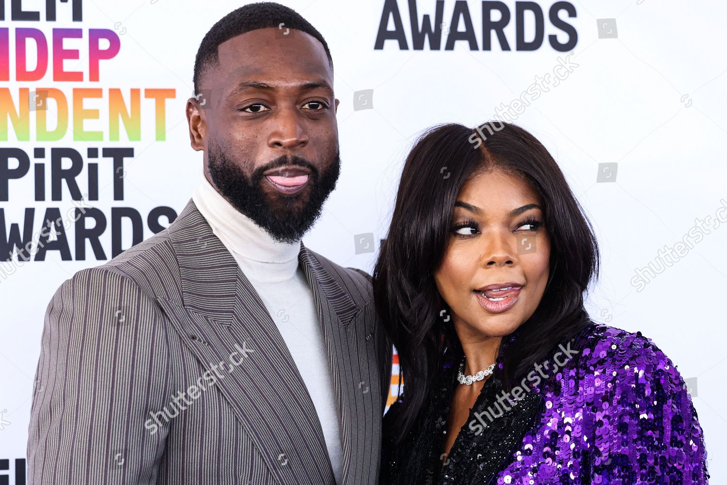 Dwyane Wade Wife Gabrielle Union Arrive Editorial Stock Photo - Stock ...