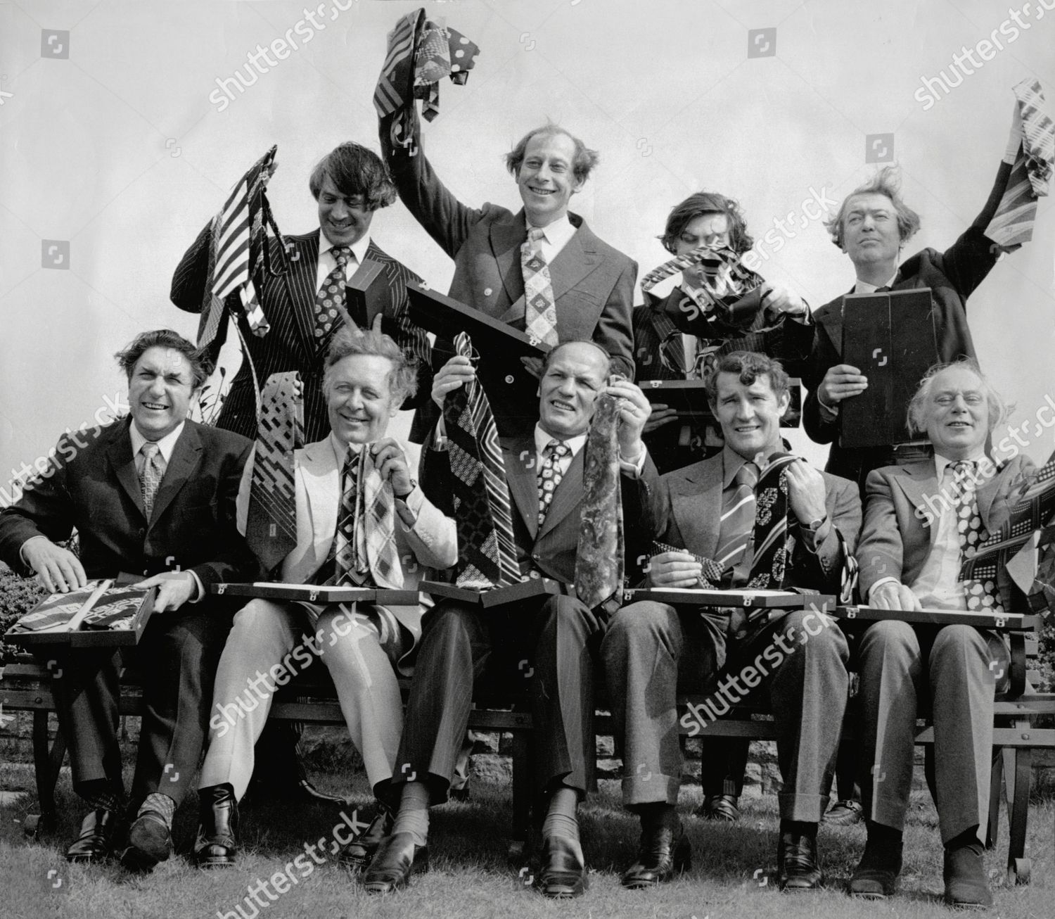 Tv Presenters Leonard Parkin Peter Woods Editorial Stock Photo Stock