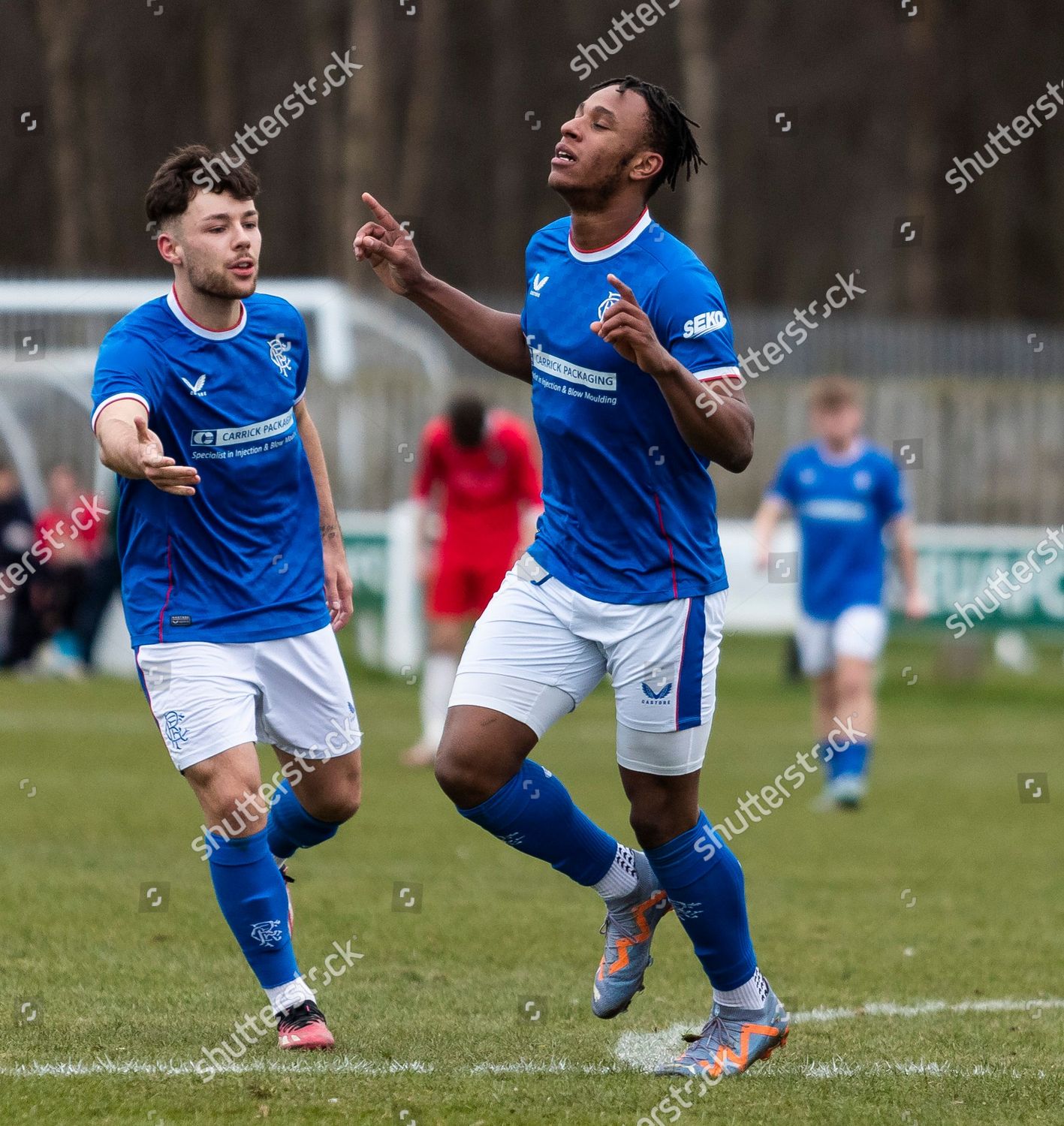 Rangers B Team Forward Zak Lovelace Editorial Stock Photo - Stock Image ...