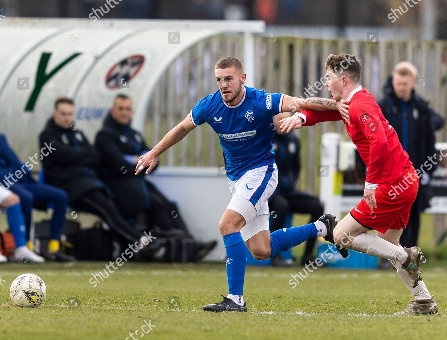 Rangers B Team Defender Lewis Mackinnon Editorial Stock Photo - Stock ...