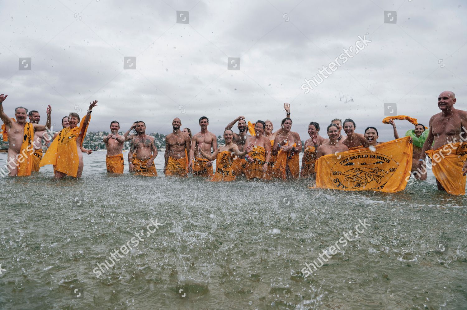 Nude Swimmers Participate Sydney Skinny Ocean Editorial Stock Photo ...