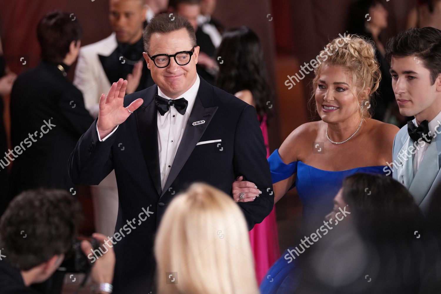 Brendon Fraser L Exwife Afton Smith Editorial Stock Photo - Stock Image