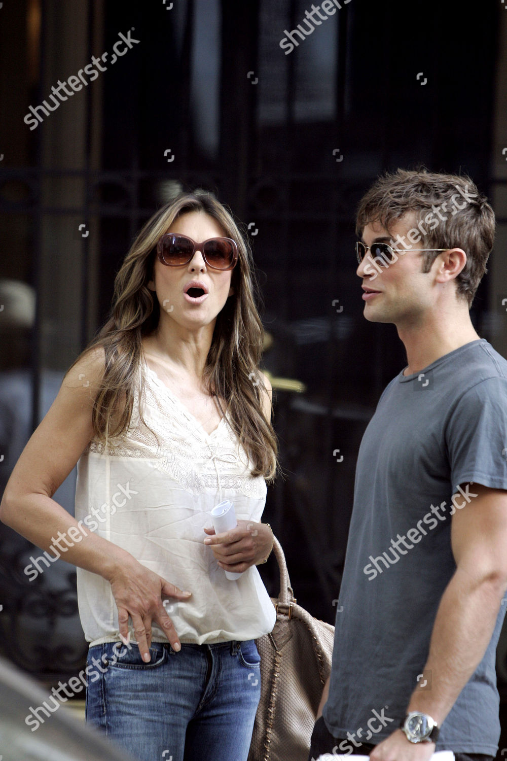 Elizabeth Hurley Chace Crawford Editorial Stock Photo - Stock Image ...