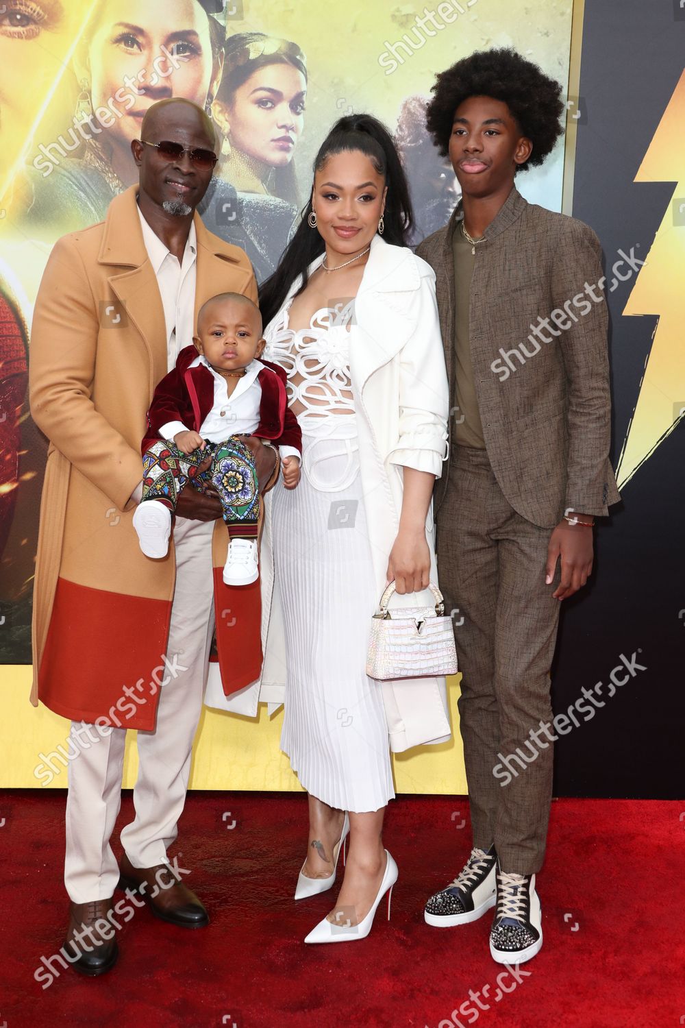 Djimon Hounsou Family Editorial Stock Photo Stock Image Shutterstock