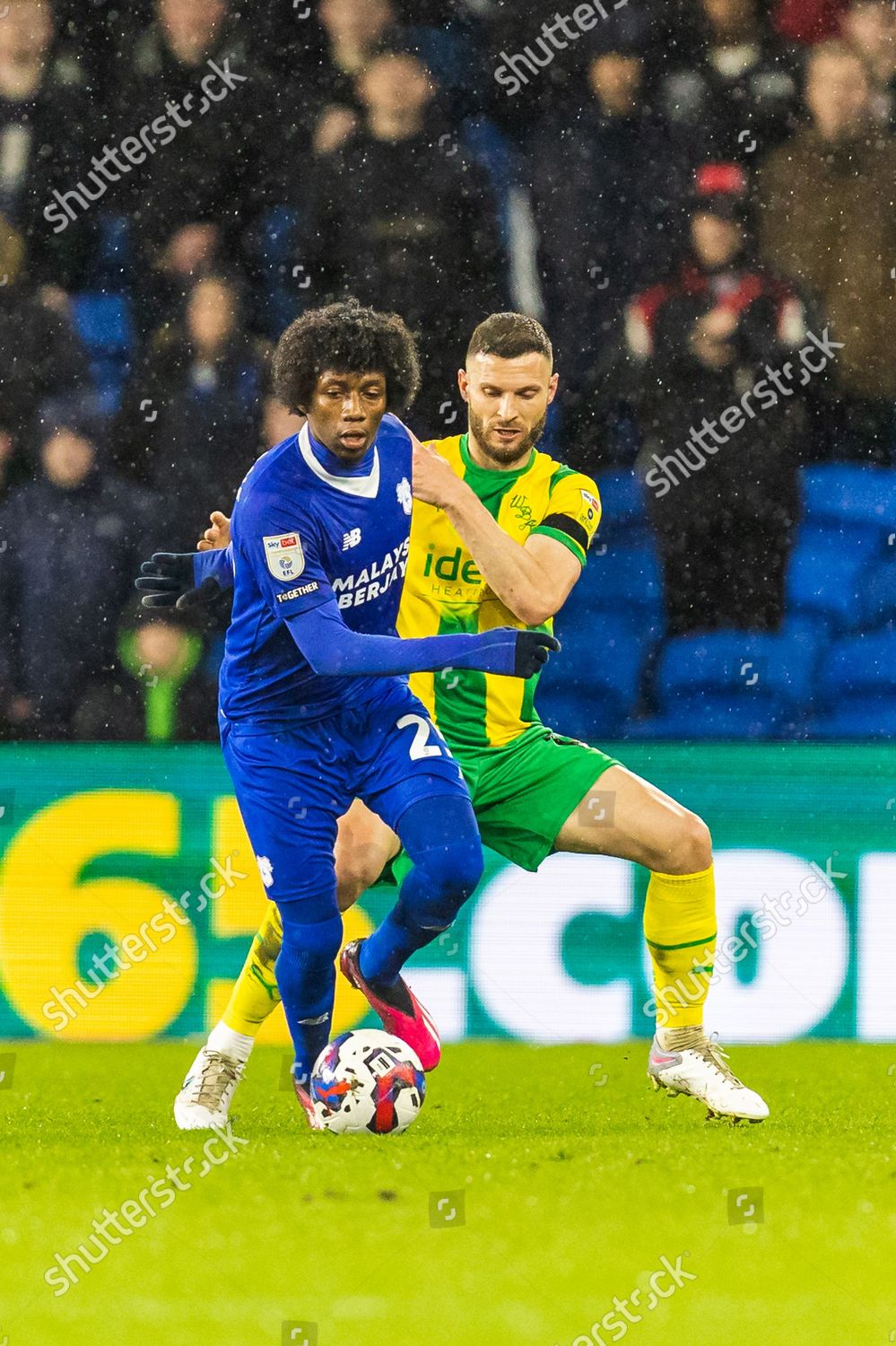 Cardiff Citys Midfielder Jaden Philogene 25 Editorial Stock Photo ...