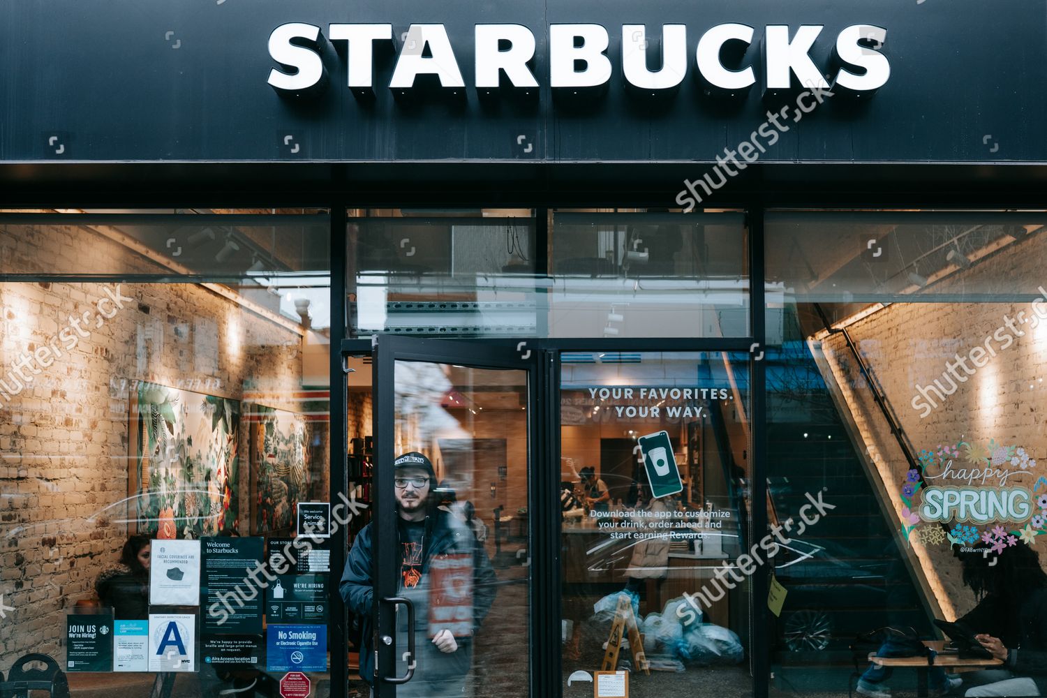 Starbucks Barista Union Organizer Austin Locke Editorial Stock Photo