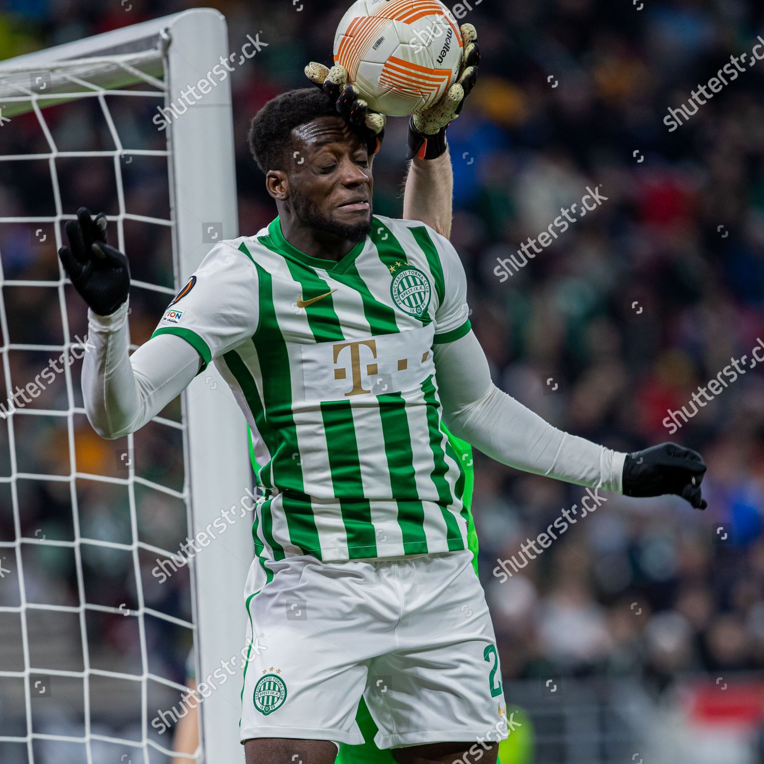 Myenty Abena Ferencvaros Competes Ball During Editorial Stock Photo - Stock  Image