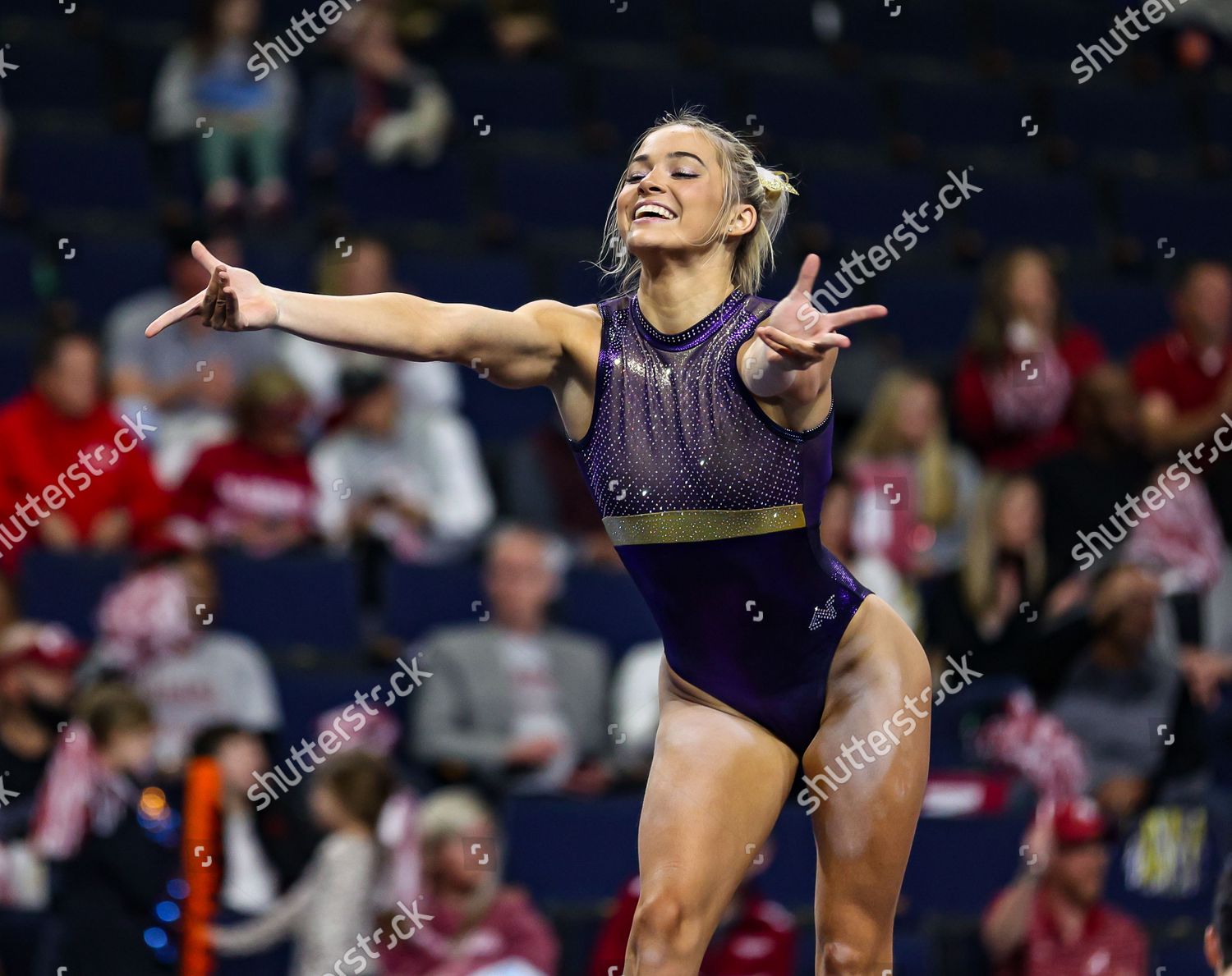 Lsus Olivia Dunne Practices Her Floor Editorial Stock Photo - Stock ...