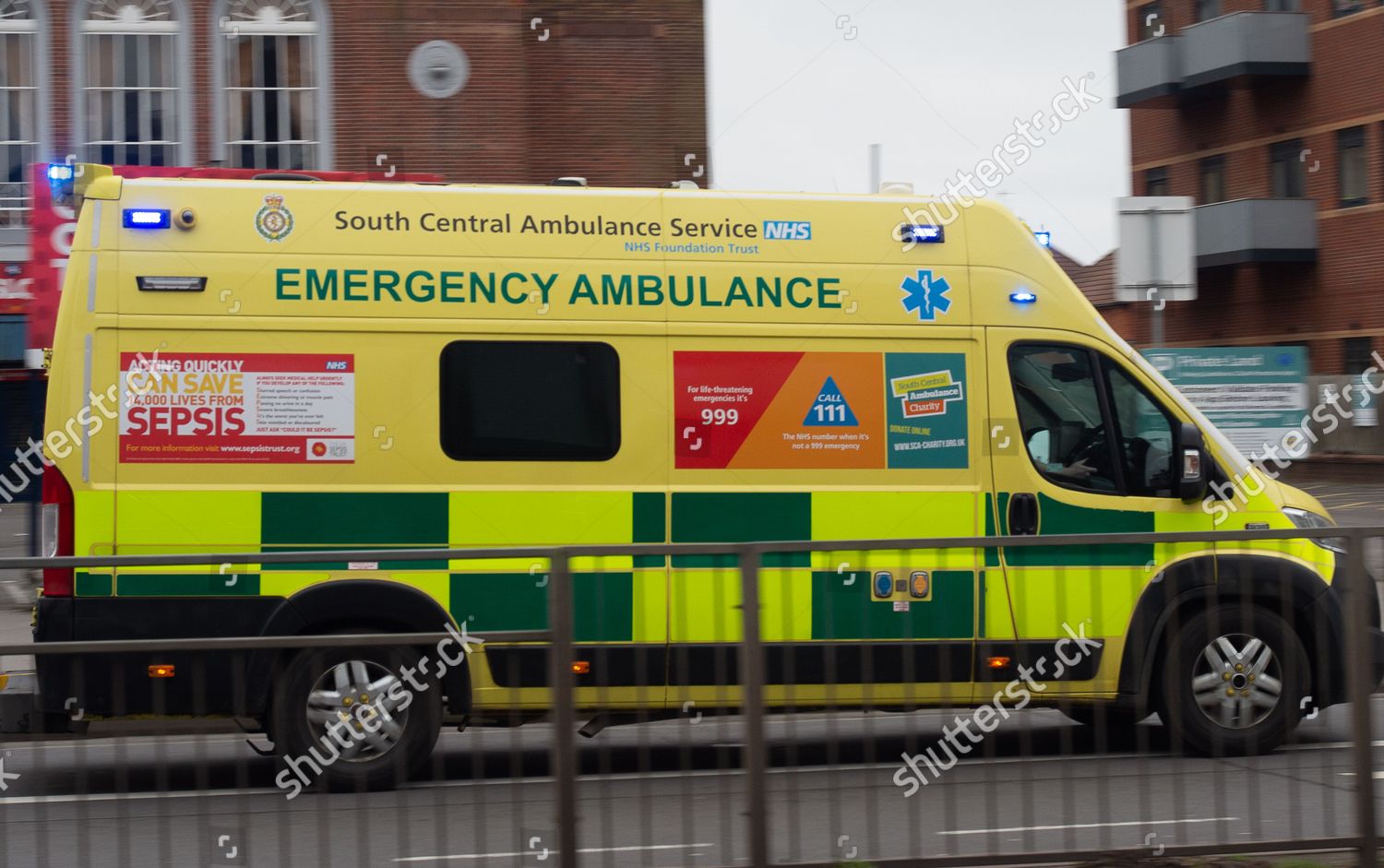 Nhs South Central Ambulance Service Emergency Editorial Stock Photo ...