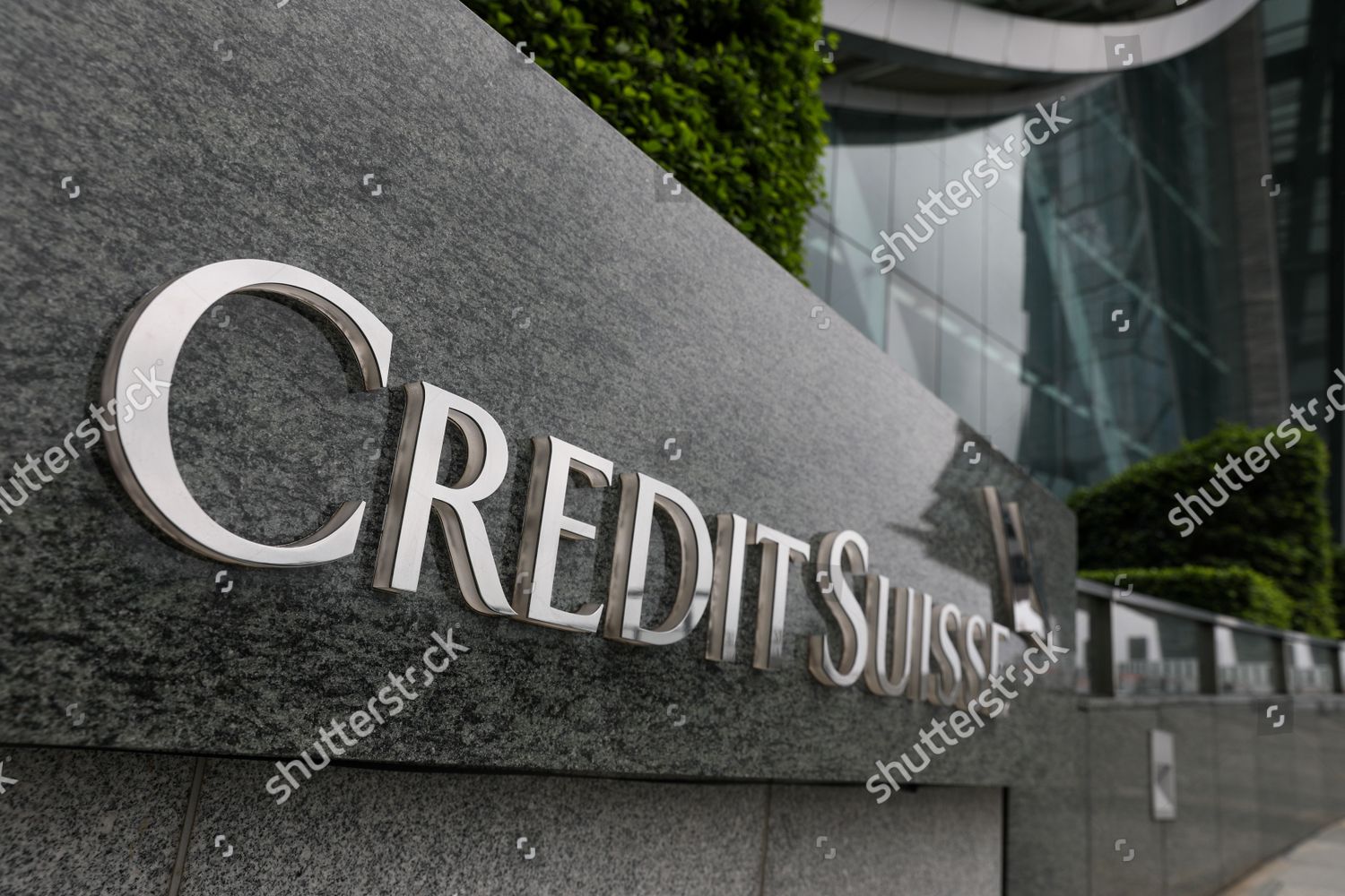 Logo Credit Suisse Displayed Outside International Editorial Stock   Shutterstock 13839112c 