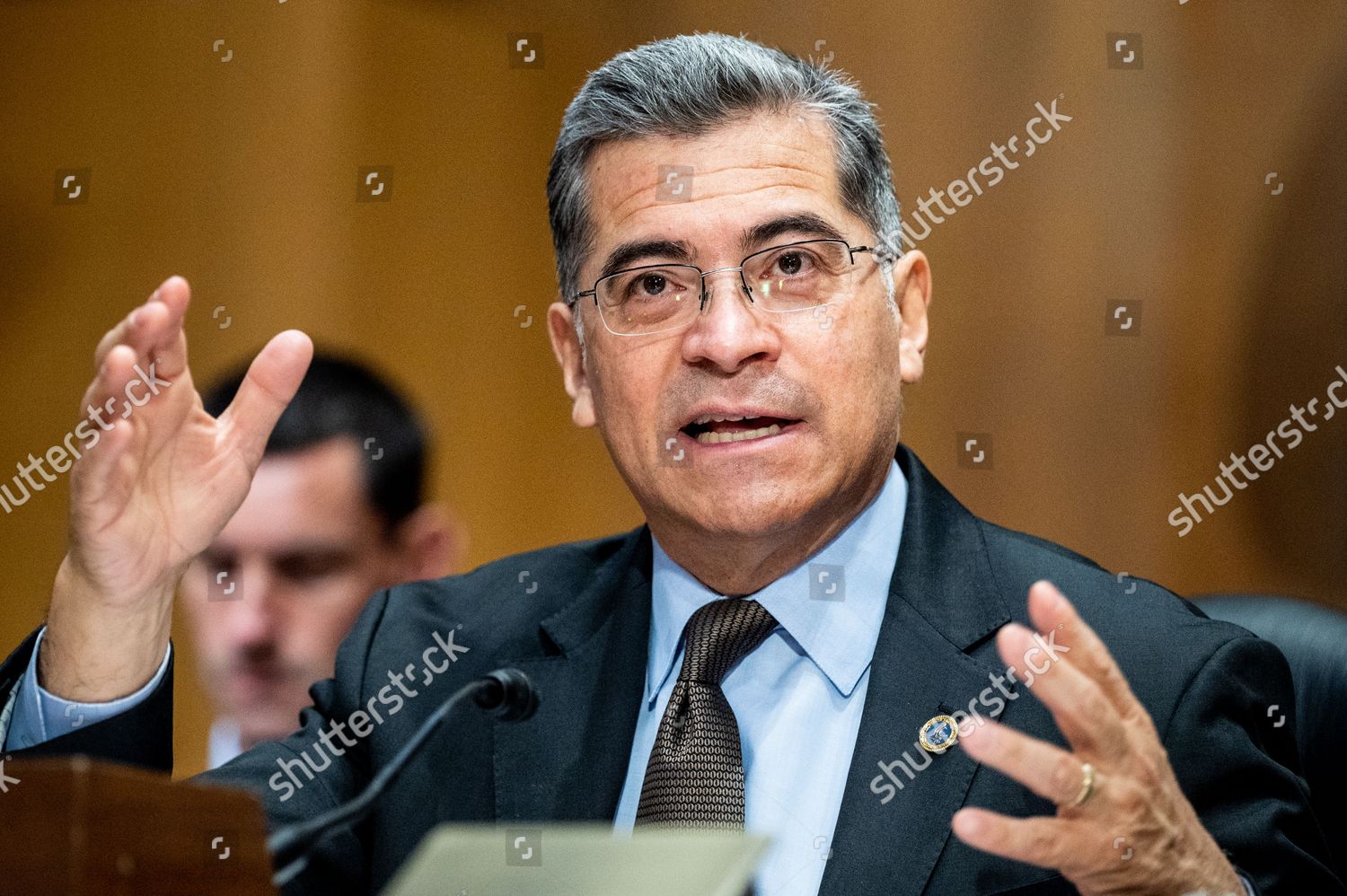 Us Secretary Health Human Services Xavier Editorial Stock Photo Stock