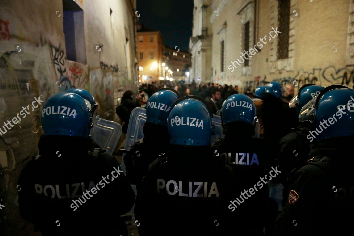 Rome Italy News Demonstration Alfredo Cospito Editorial Stock Photo