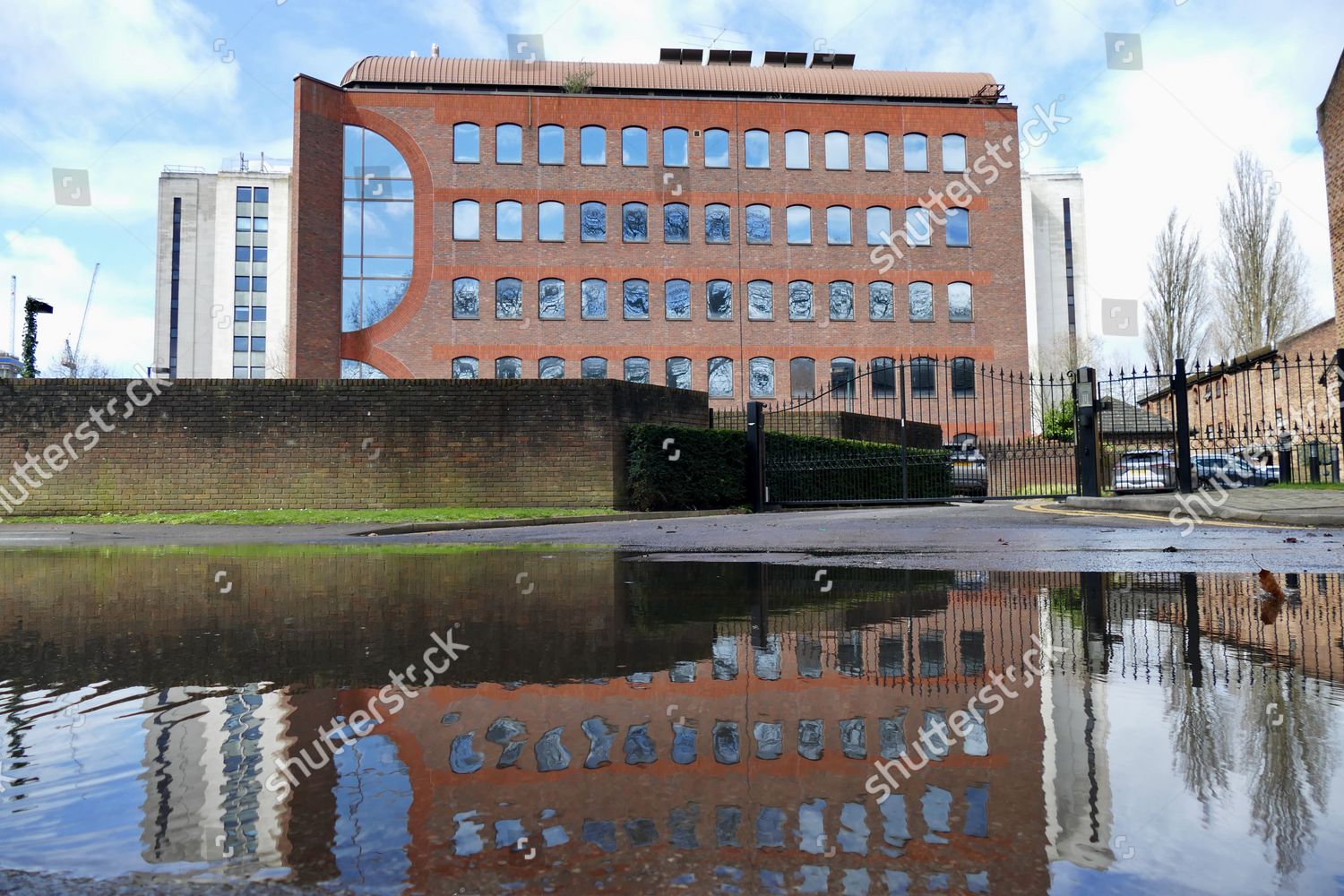 roads-outside-environment-agency-head-office-editorial-stock-photo