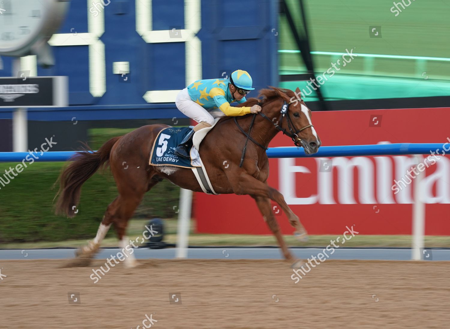 Meydan Racecourse Dubai Uae Uae Derby Editorial Stock Photo Stock