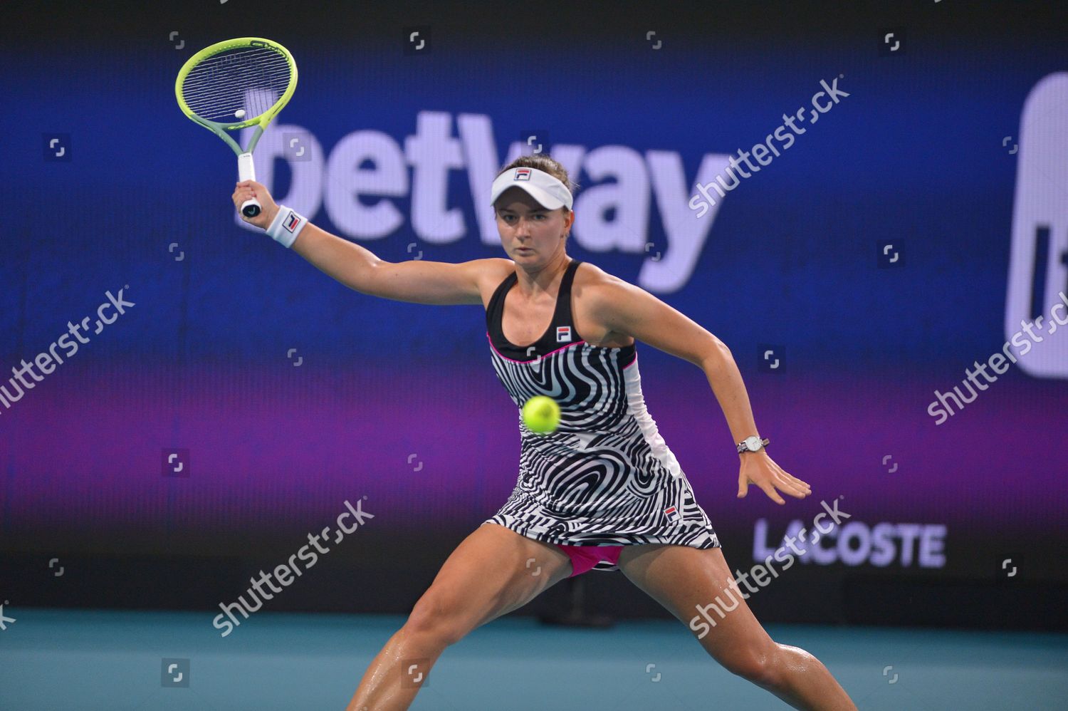 Barbora Krejcikova Cze Vs Aryna Sabalenka Editorial Stock Photo - Stock ...