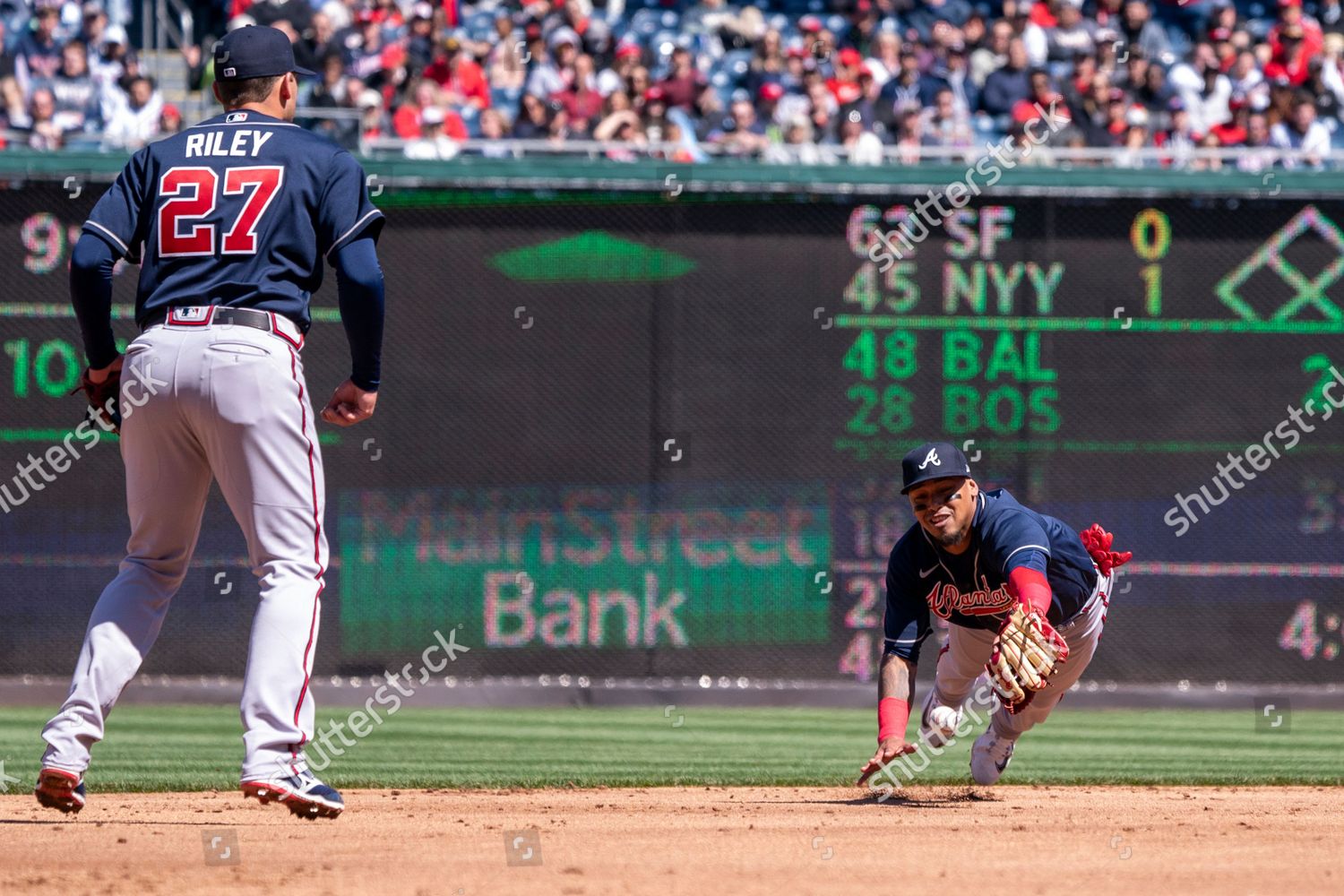 Atlanta Braves Third Baseman Austin Riley Editorial Stock Photo