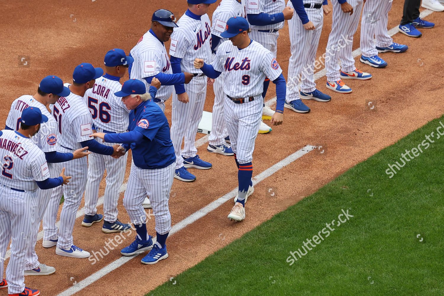 New York Mets Players Coaches Medical Editorial Stock Photo Stock