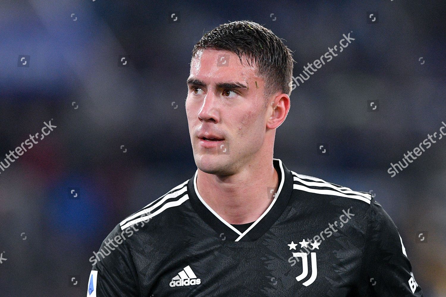 Dusan Vlahovic Juventus Fc Looks On Editorial Stock Photo - Stock Image ...