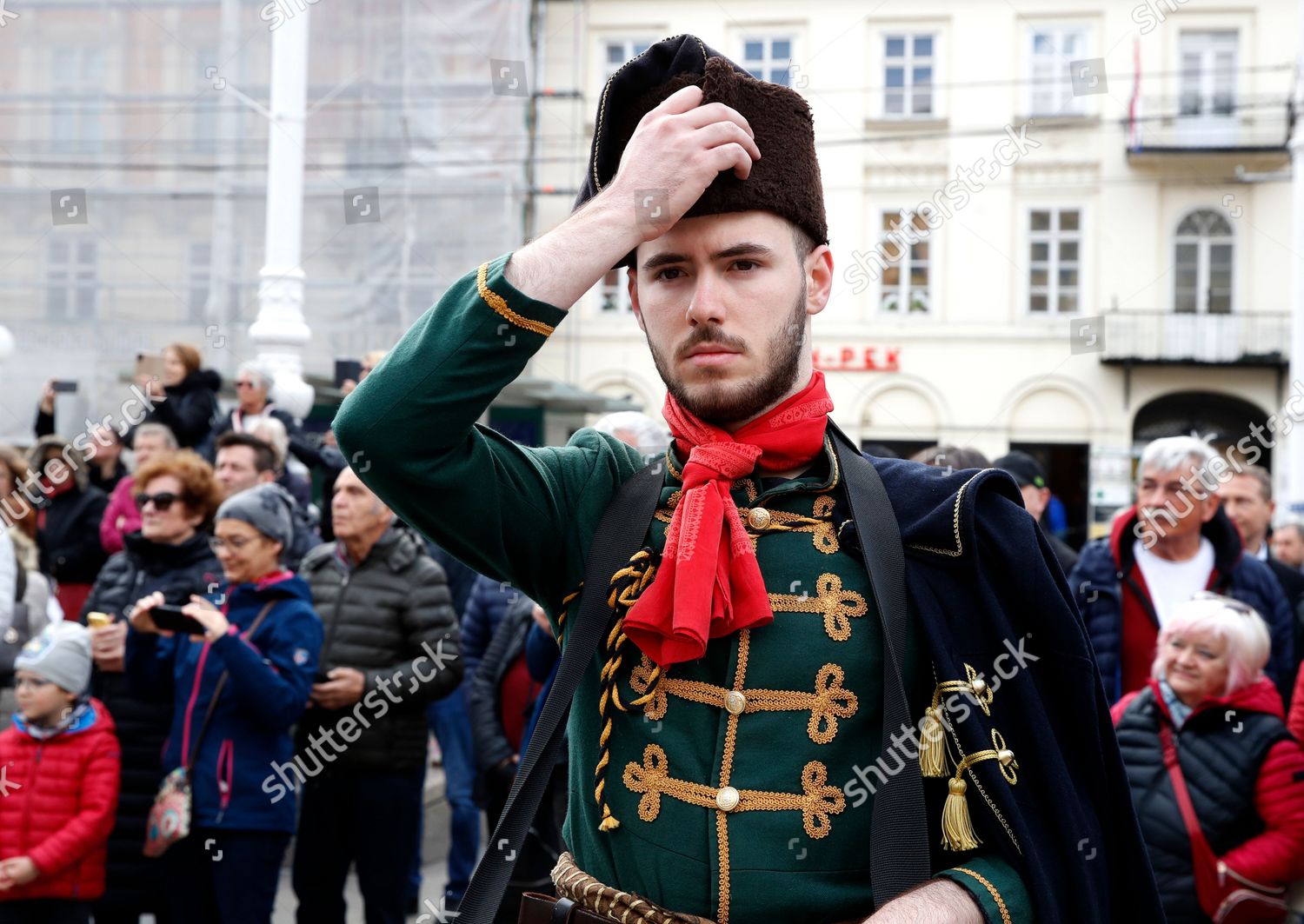 Man Wearing Traditional 17th Century Uniforms Editorial Stock Photo ...