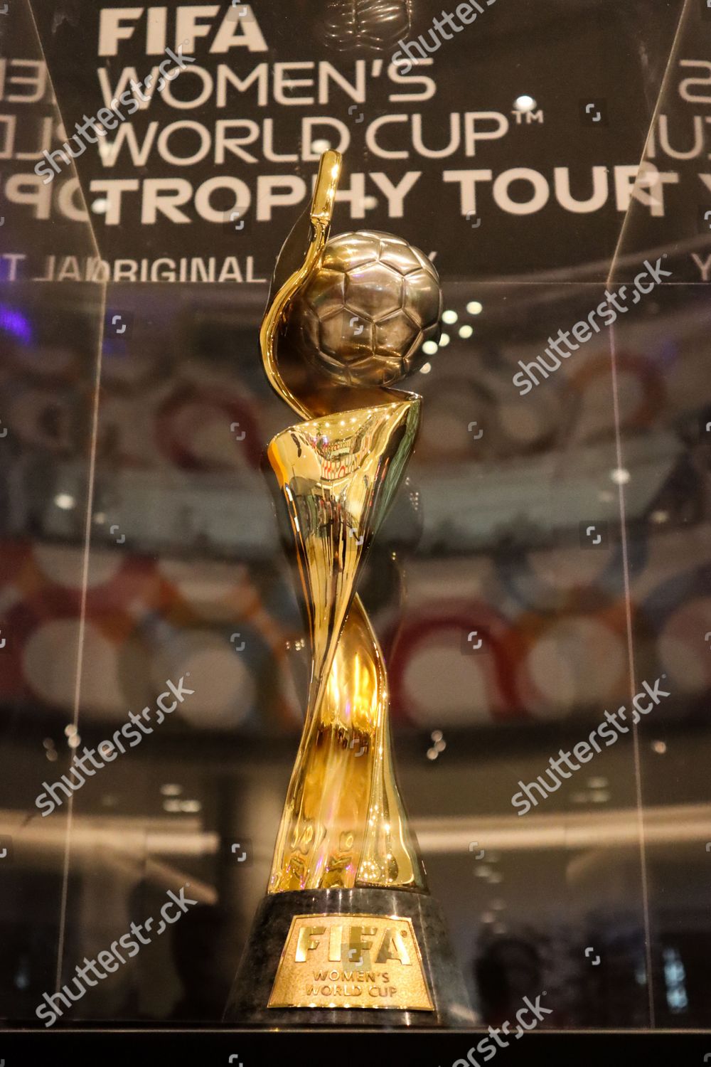 Fifa Womens World Cup Trophy Displayed Editorial Stock Photo Stock