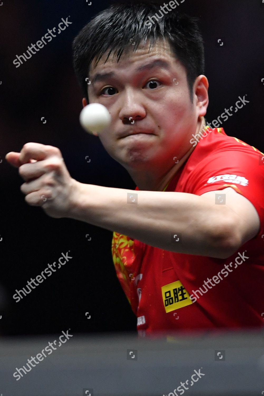 Fan Zhendong China Hits Return During Editorial Stock Photo Stock