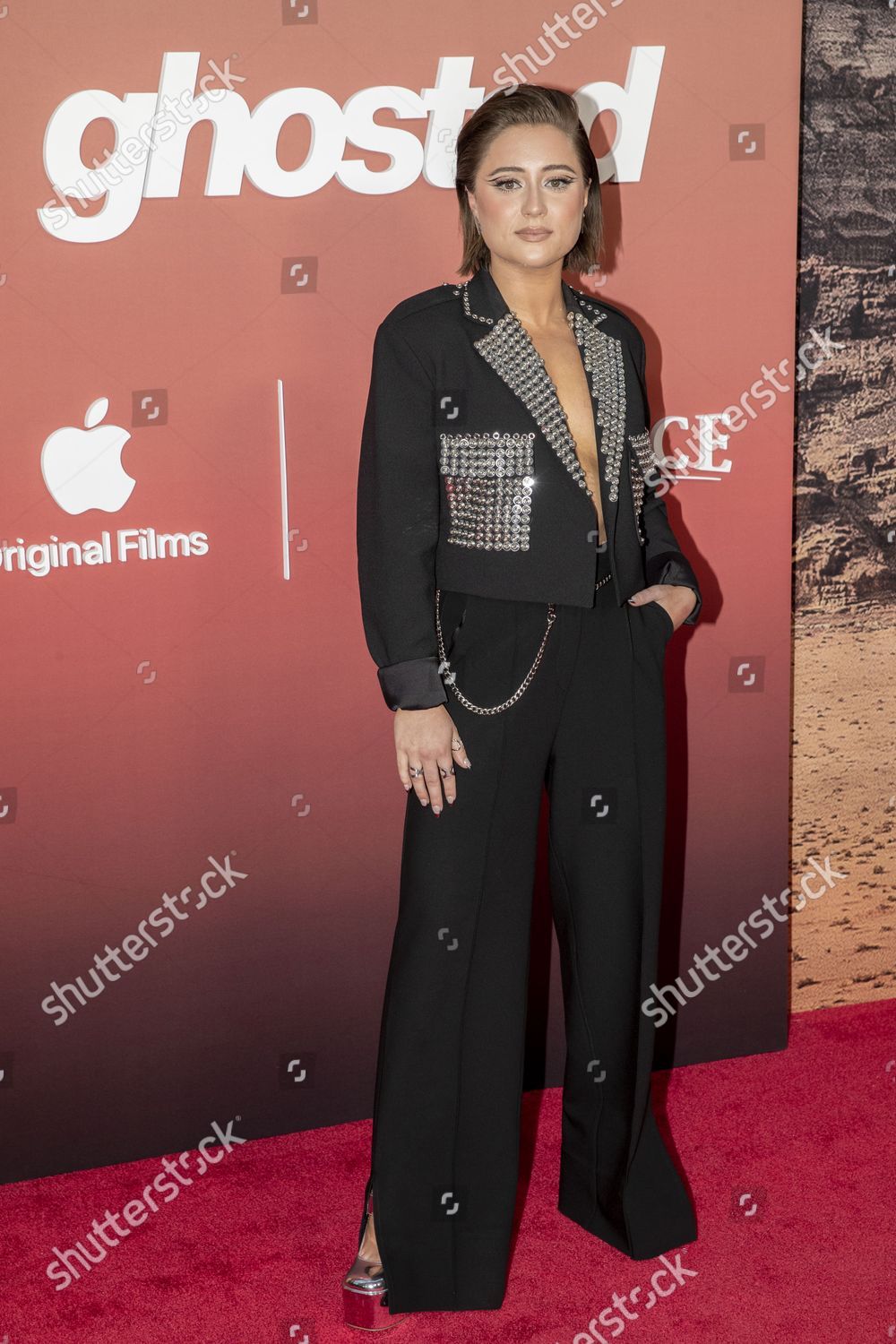 Actor Lizzie Broadway Poses On Red Editorial Stock Photo - Stock Image ...